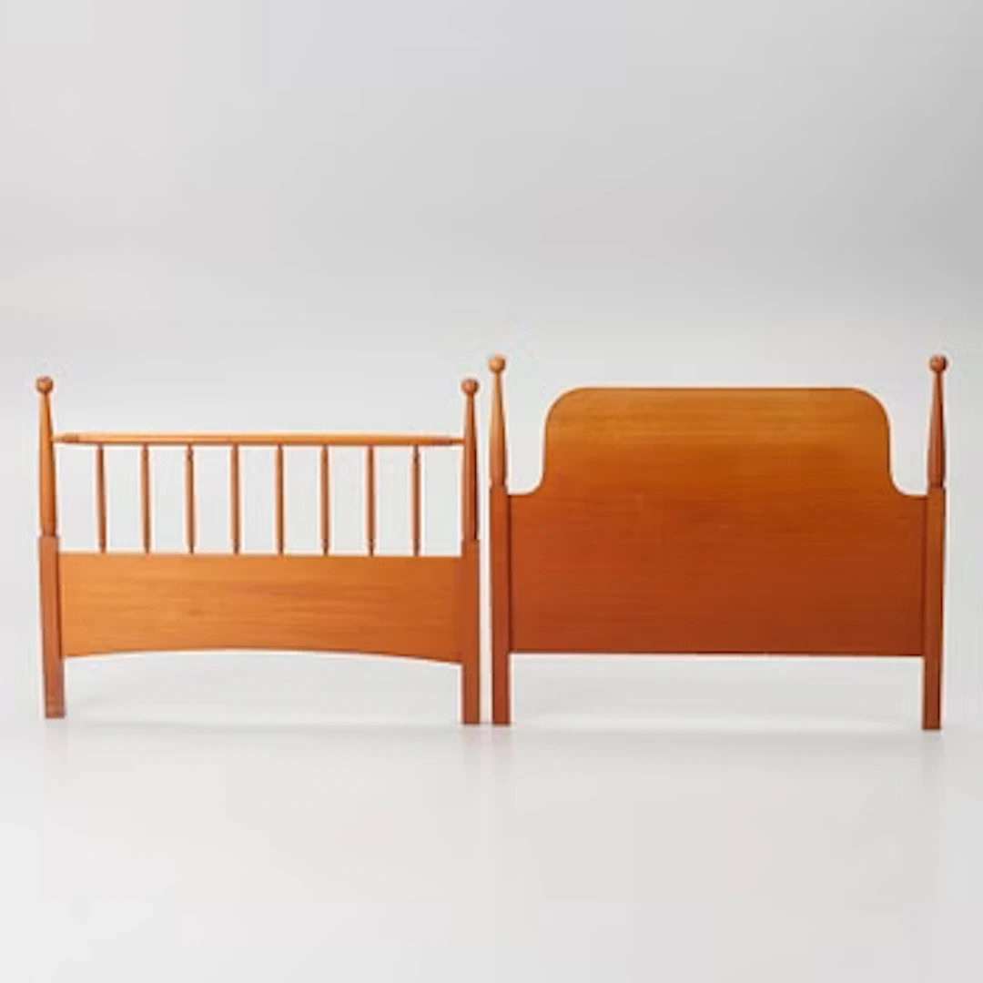 Josef Frank, a pair of bed headboards, model B 2155, Firma Svenskt Tenn.