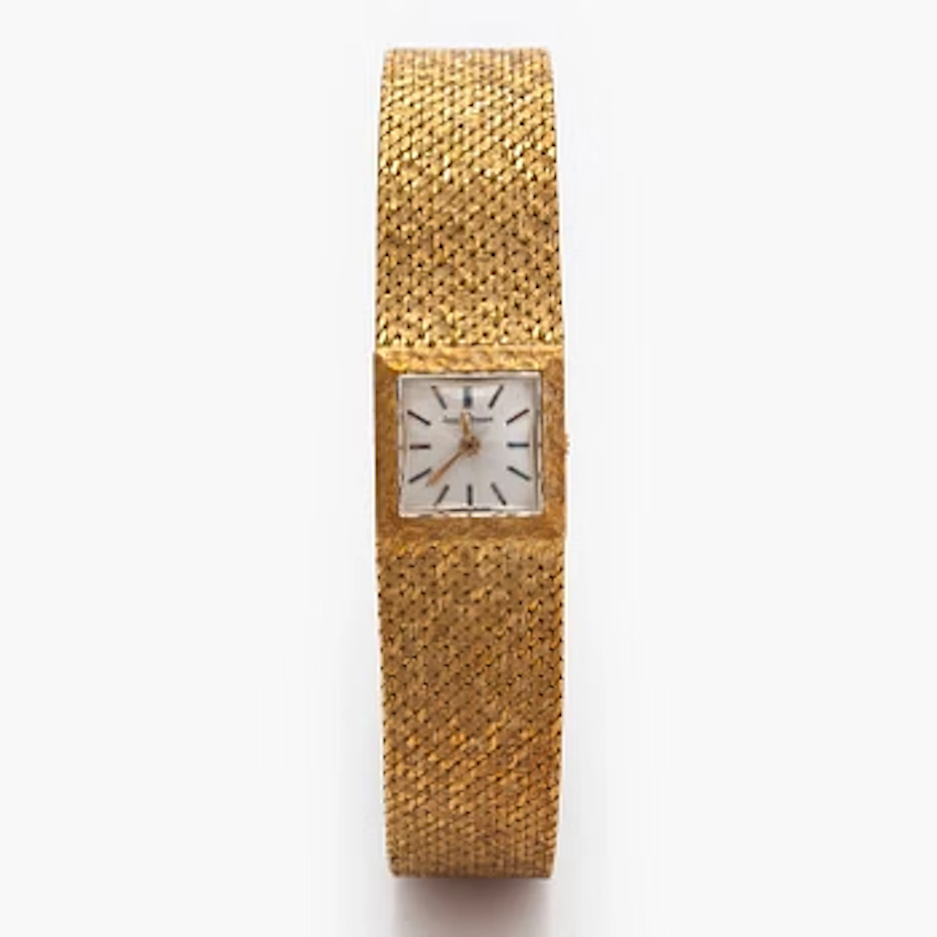 Jaeger-leCoultre, wristwatch, 14 x 14 mm, 18K gold, manual.