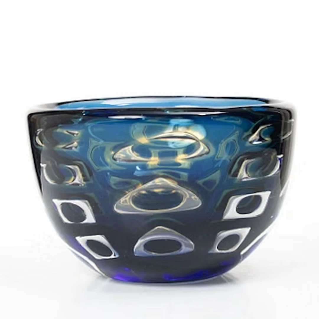 Ingeborg Lundin, a bowl, Ariel, Orrefors.1956.