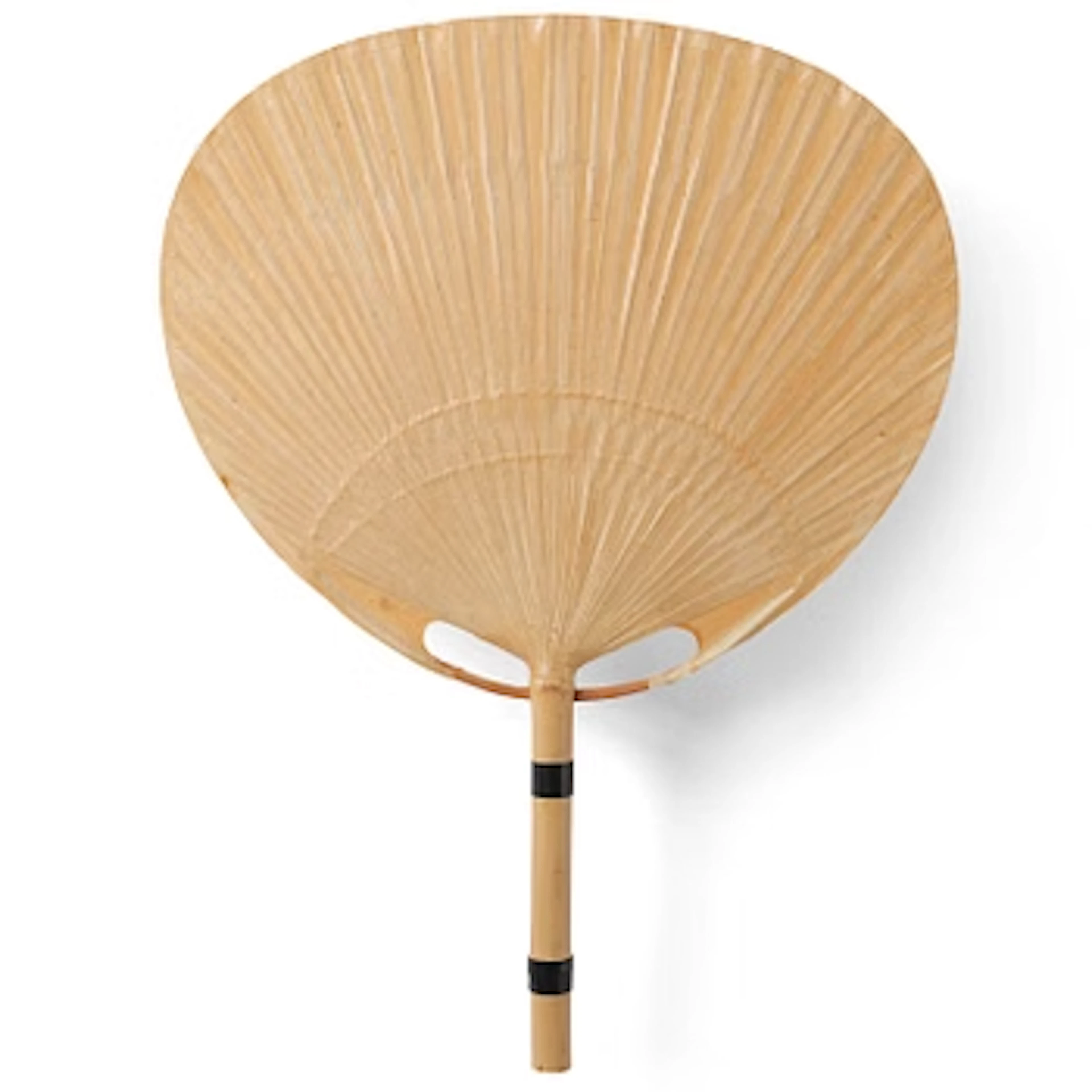 Ingo Maurer, an “Uchiwa III” wall lamp, M Design, Germany, ca. 1975.
