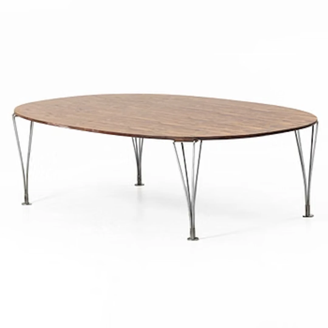 Bruno Mathsson & Piet Hein, table, “Superellipse”, Mathsson International