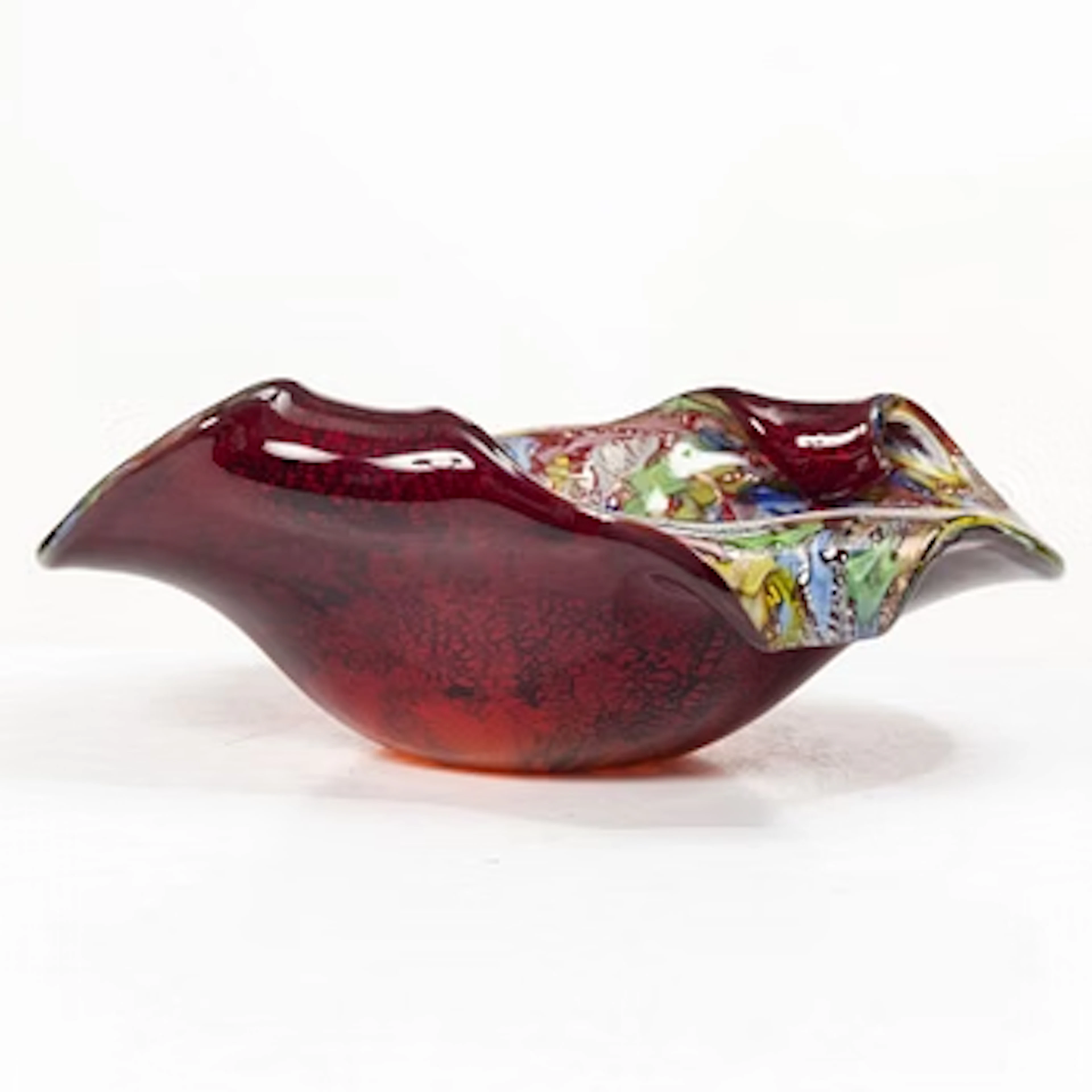 Dino Martens, attributed to, Bowl, “Tutti-Frutti”, Murano, Italy.