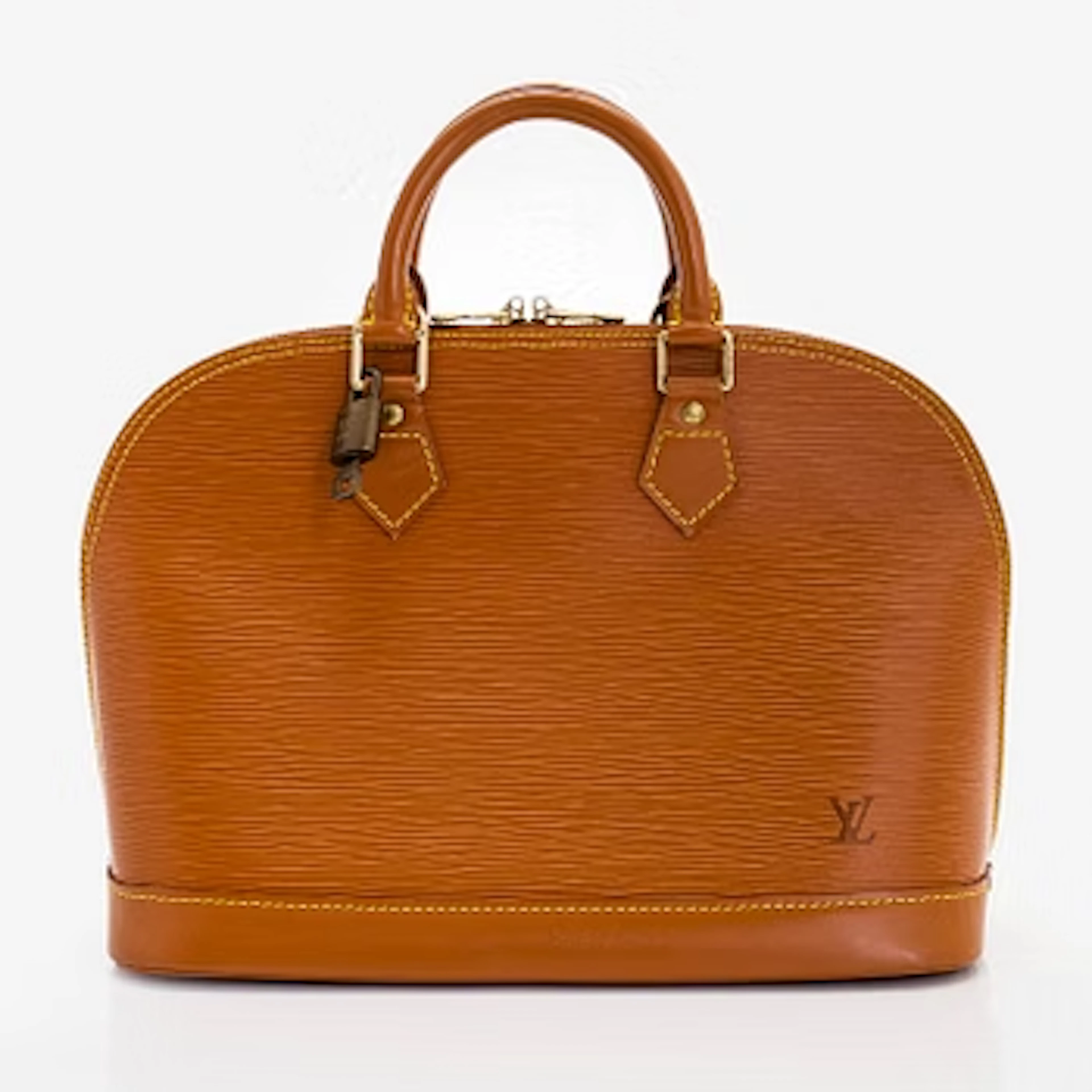 Louis Vuitton, an Epi Leather "Alma" bag.