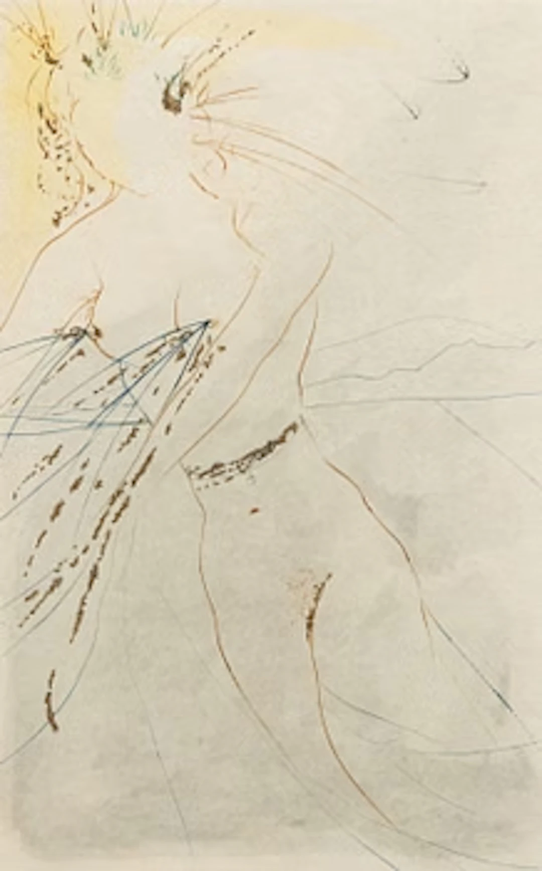 Salvador Dalí, "The Voice of My Beloved", from "The Song of Songs of Solomon".