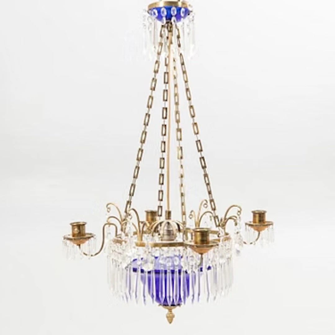 Chandelier, Gustavian style, 20th century.