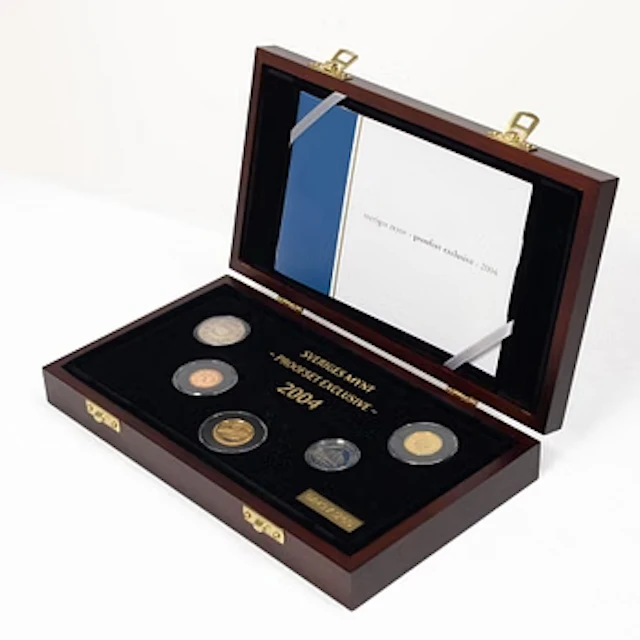 Coin set, “Sveriges mynt proofset exclusive”, comprising a year set