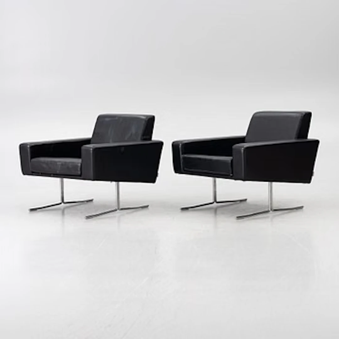 Armchairs, a pair, Danerka, Denmark.