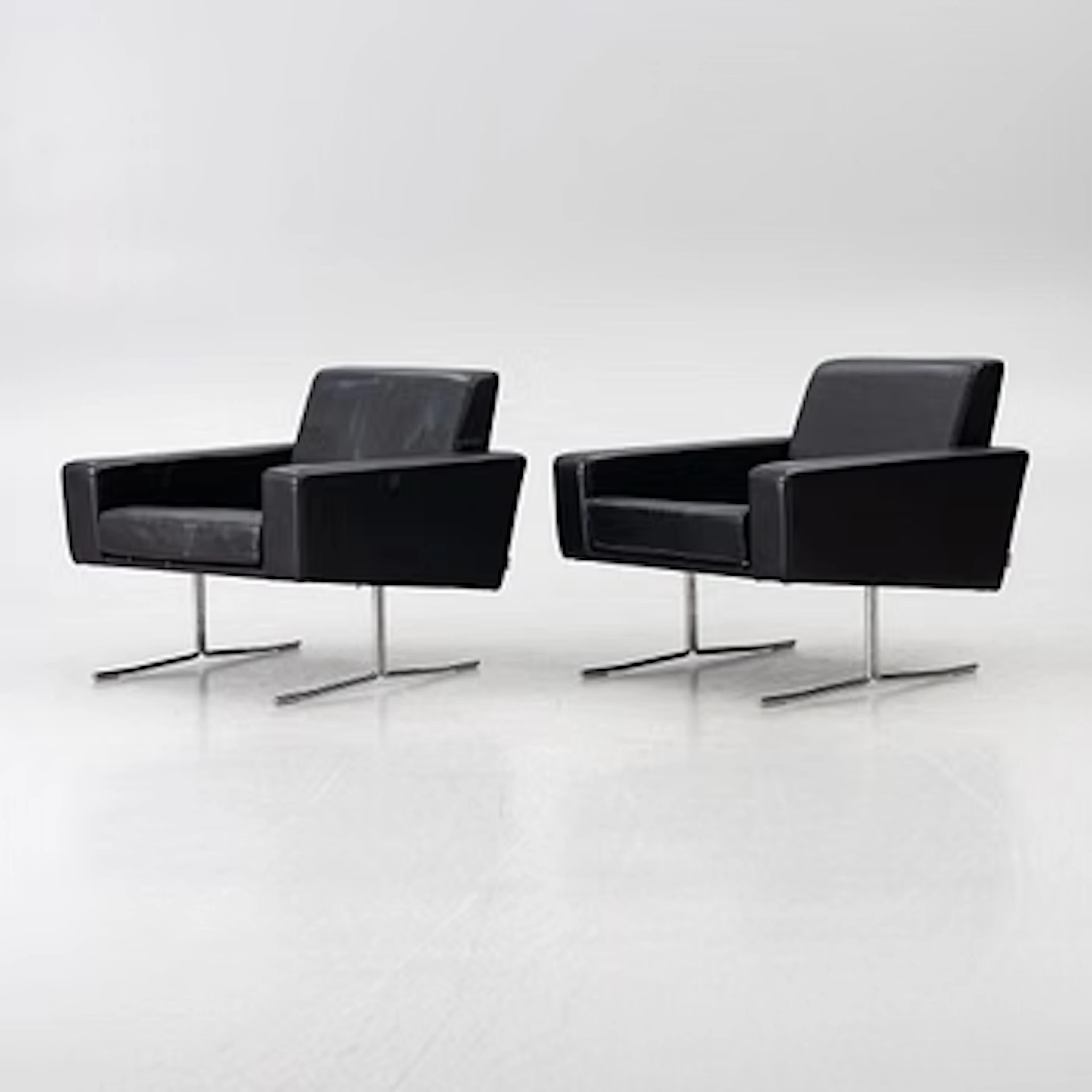 Armchairs, a pair, Danerka, Denmark.