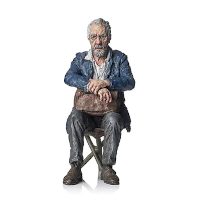 Sean Henry, "Maquette for Seated Figure".