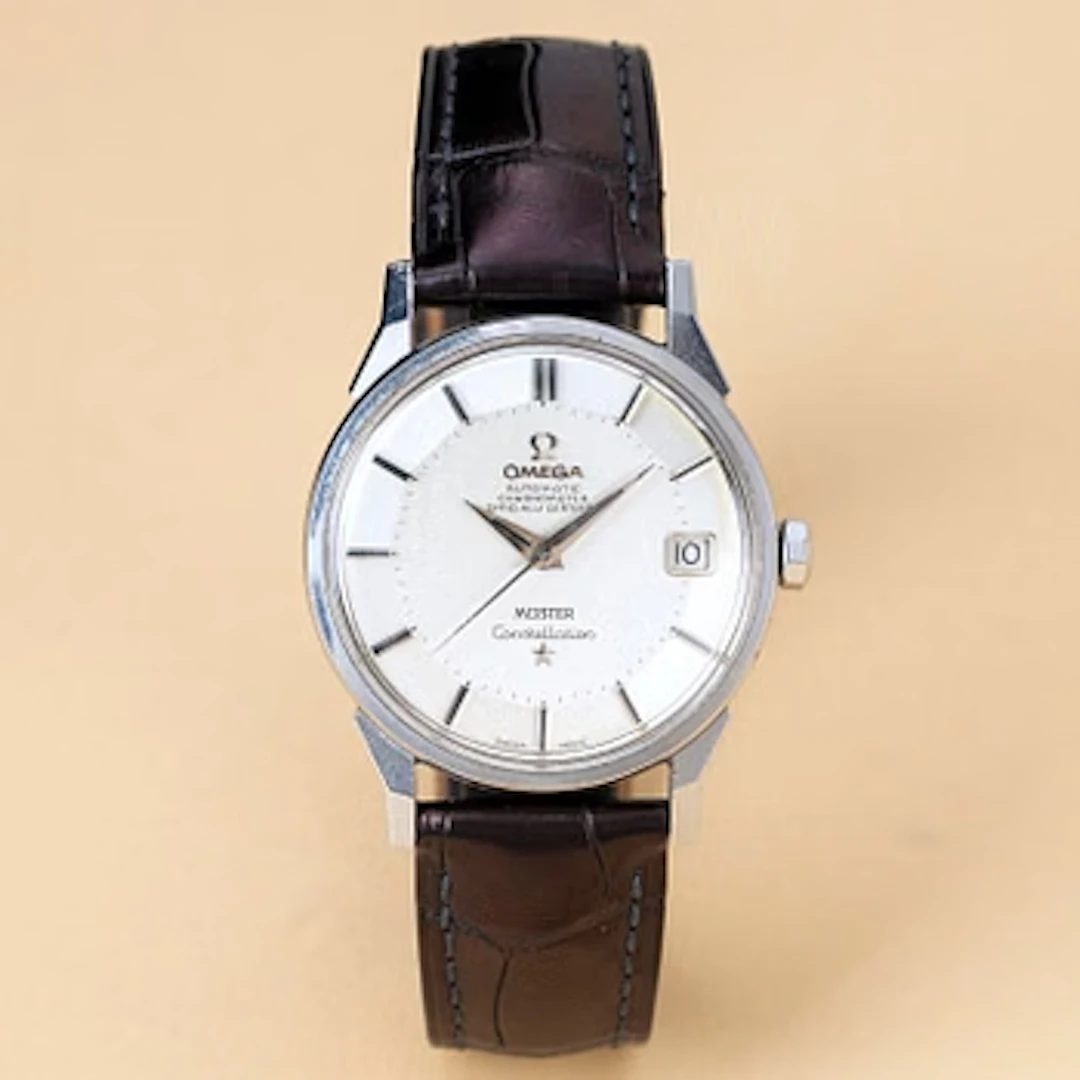 Omega, Constellation, Calendar, "Meister", "Pie-Pan", "Double signed", ca 1966.