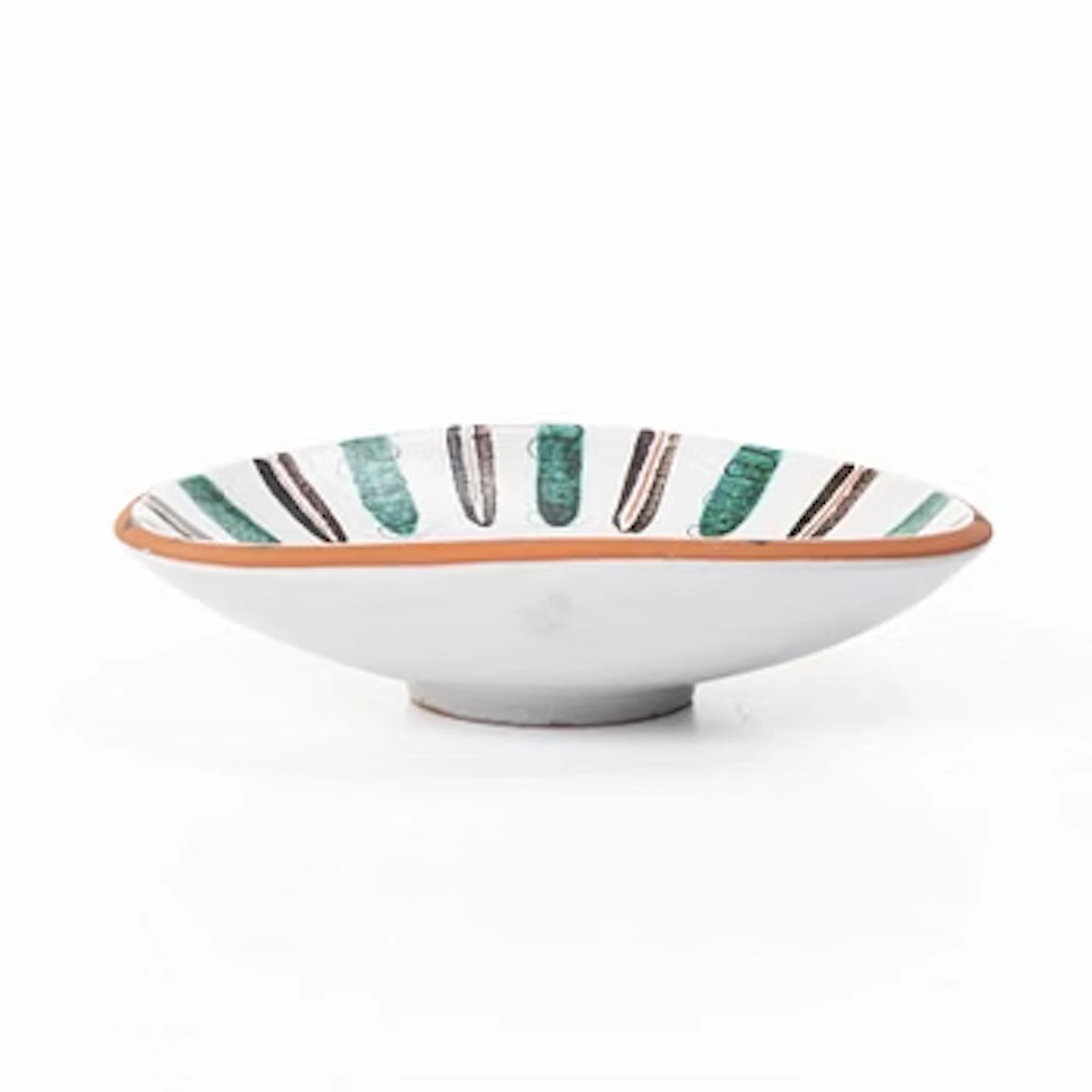 Wilhelm Kåge, Plate, faience, Gustavsberg Studio.