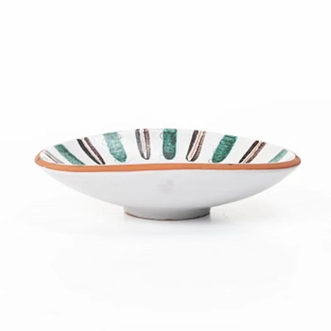 Wilhelm Kåge, Plate, faience, Gustavsberg Studio.