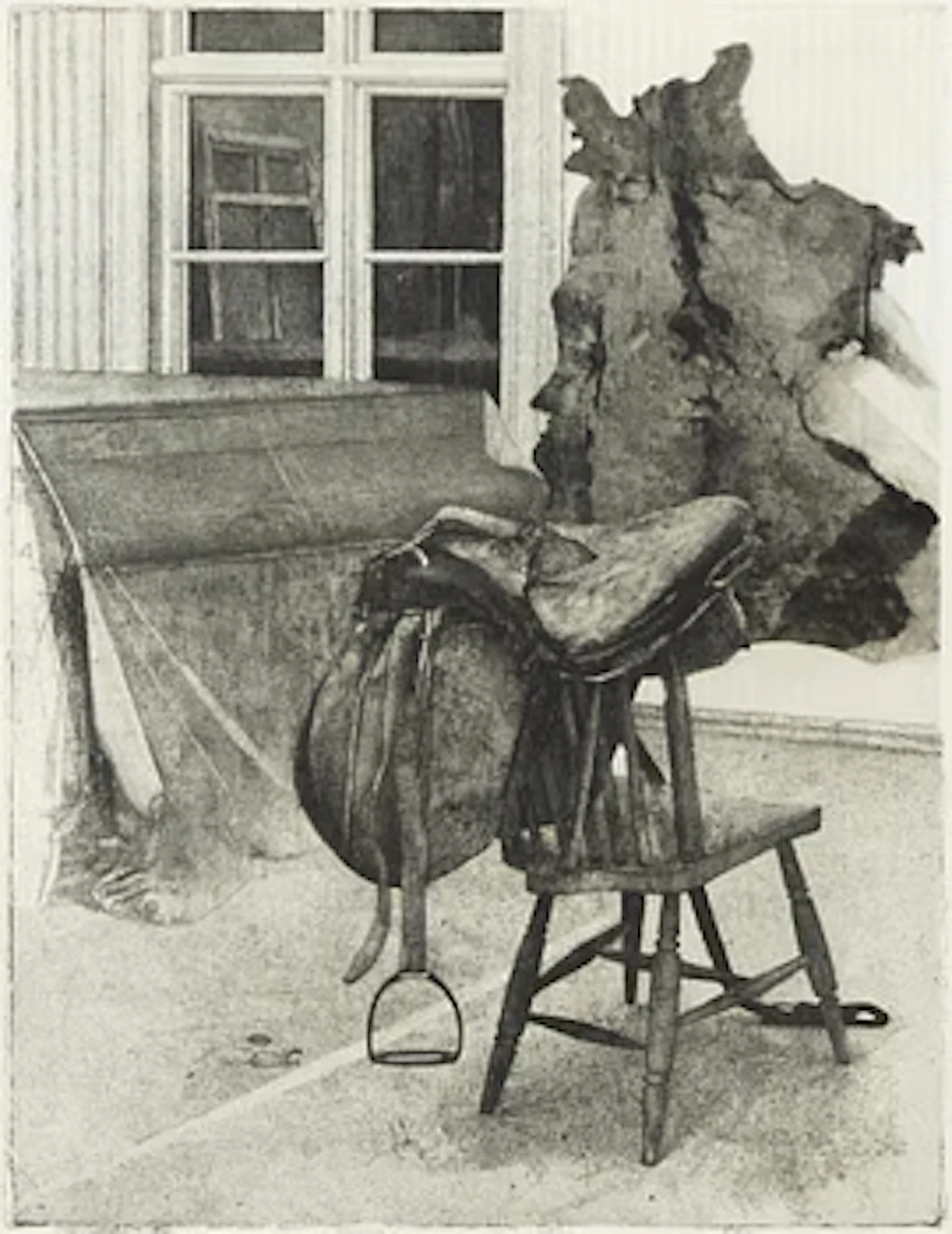John-E Franzén, "Interiör med sadel".