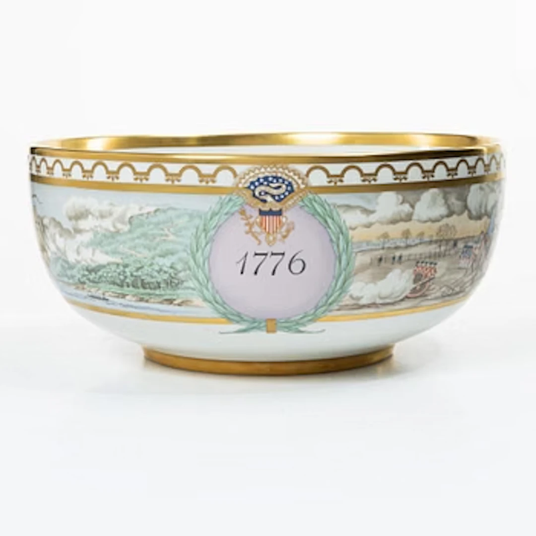 Royal Copenhagen, fire bowl, porcelain, 1975.
