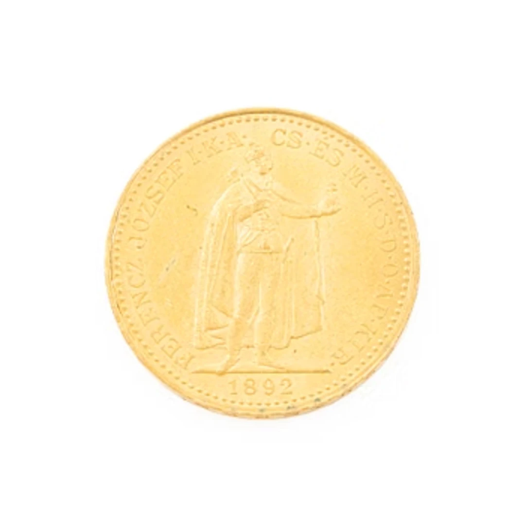 Gold coin, Hungary, 20 Korona, 1892.