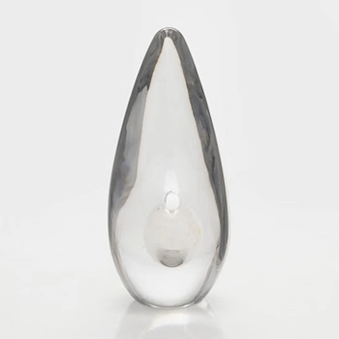 Timo Sarpaneva, a 'Bird's head' glass sculpture, signed Timo Sarpaneva