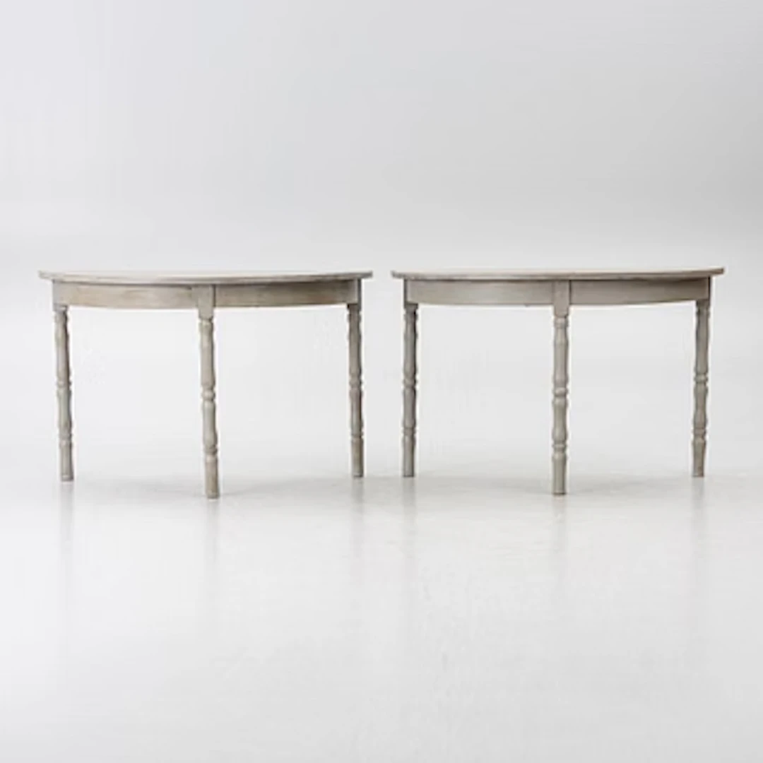 A pair of wall talbles, ca 1900.