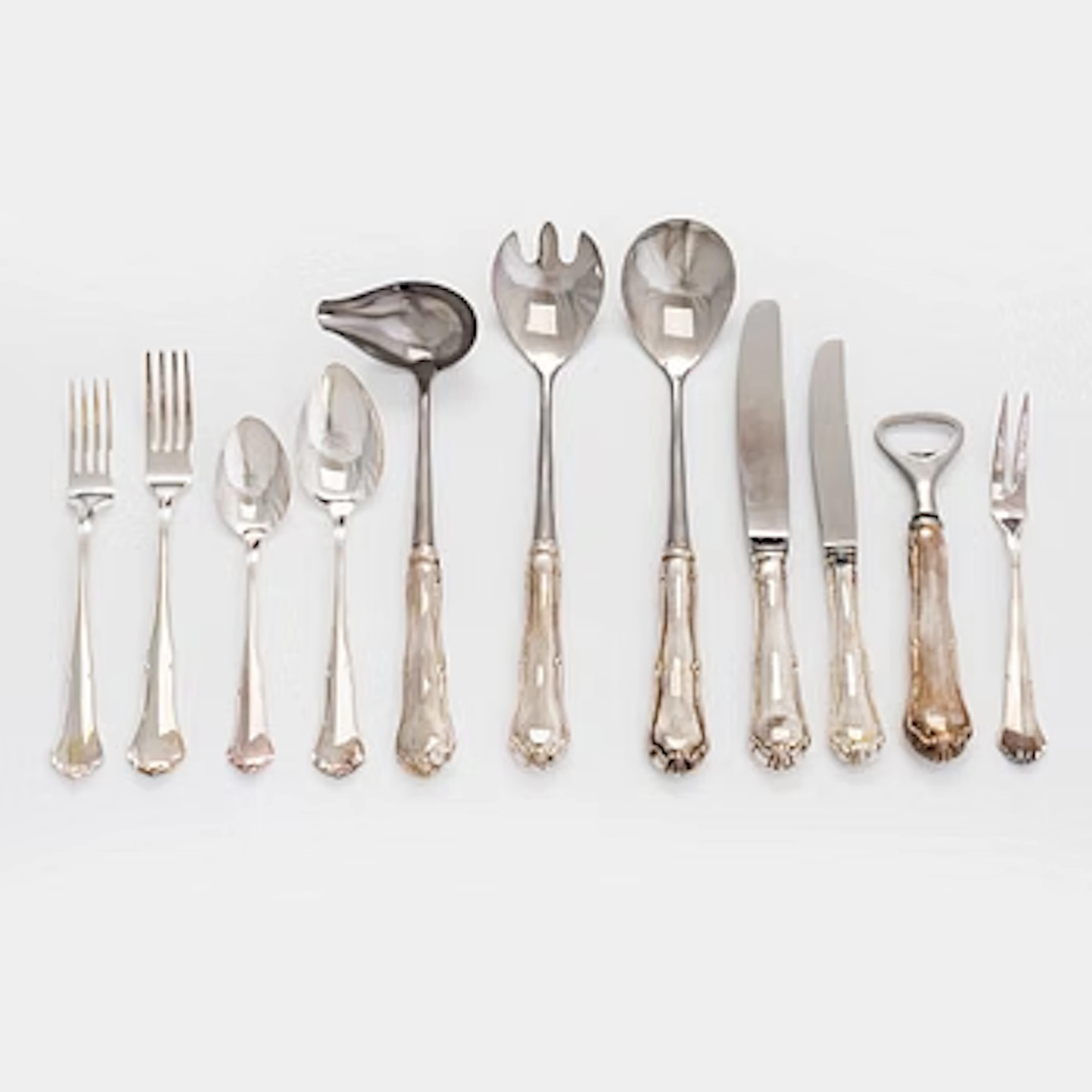 Cutlery set, 42 pieces, “Chippendale”, 1995–1999.