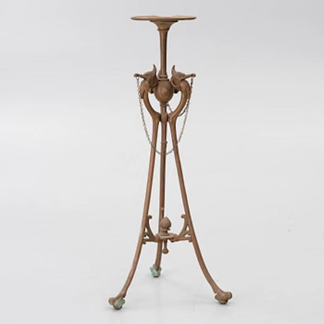 Pedestal, Oscar II period, late 19th century.
