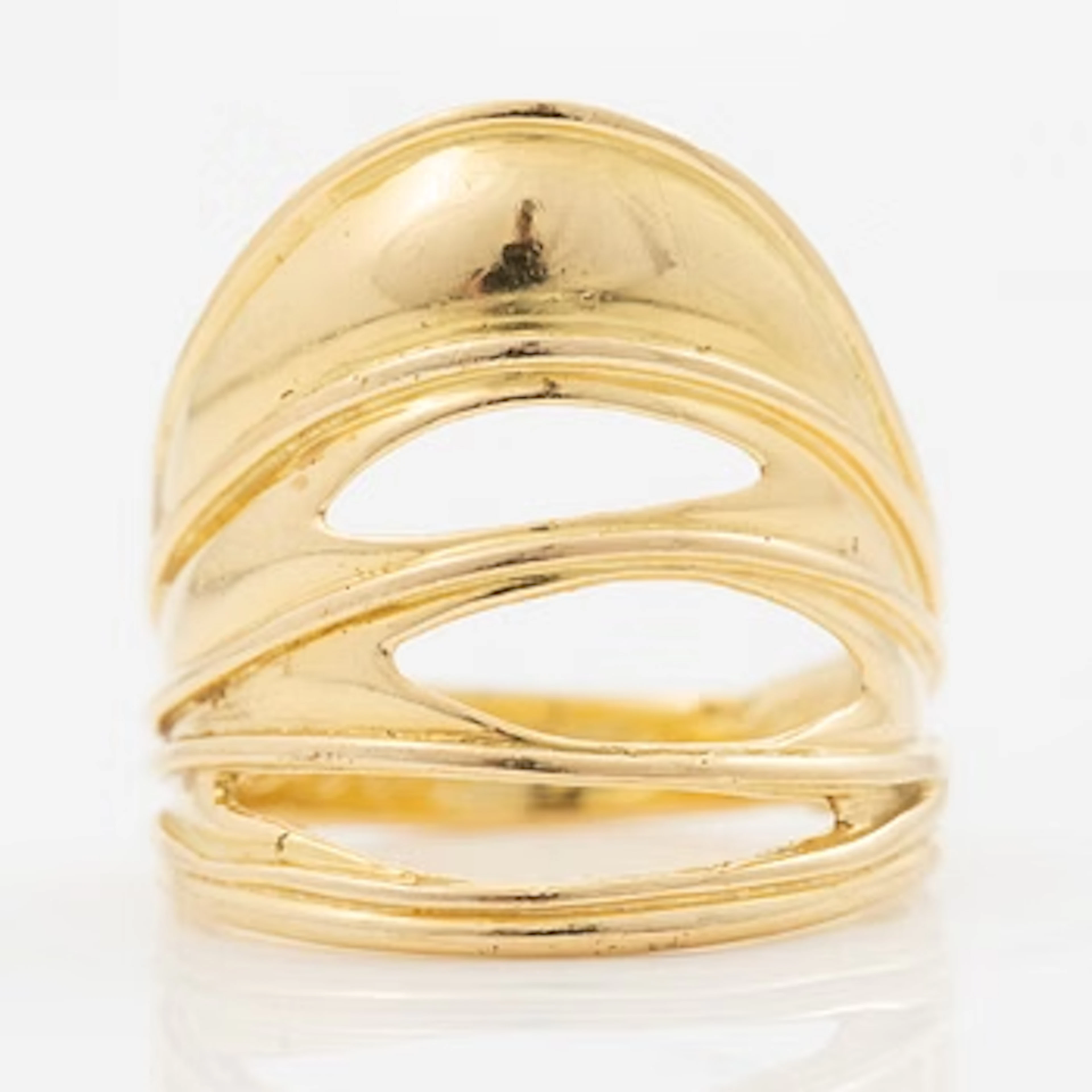 Enric Majoral, ring, 18K gold, Formentera, Spain.