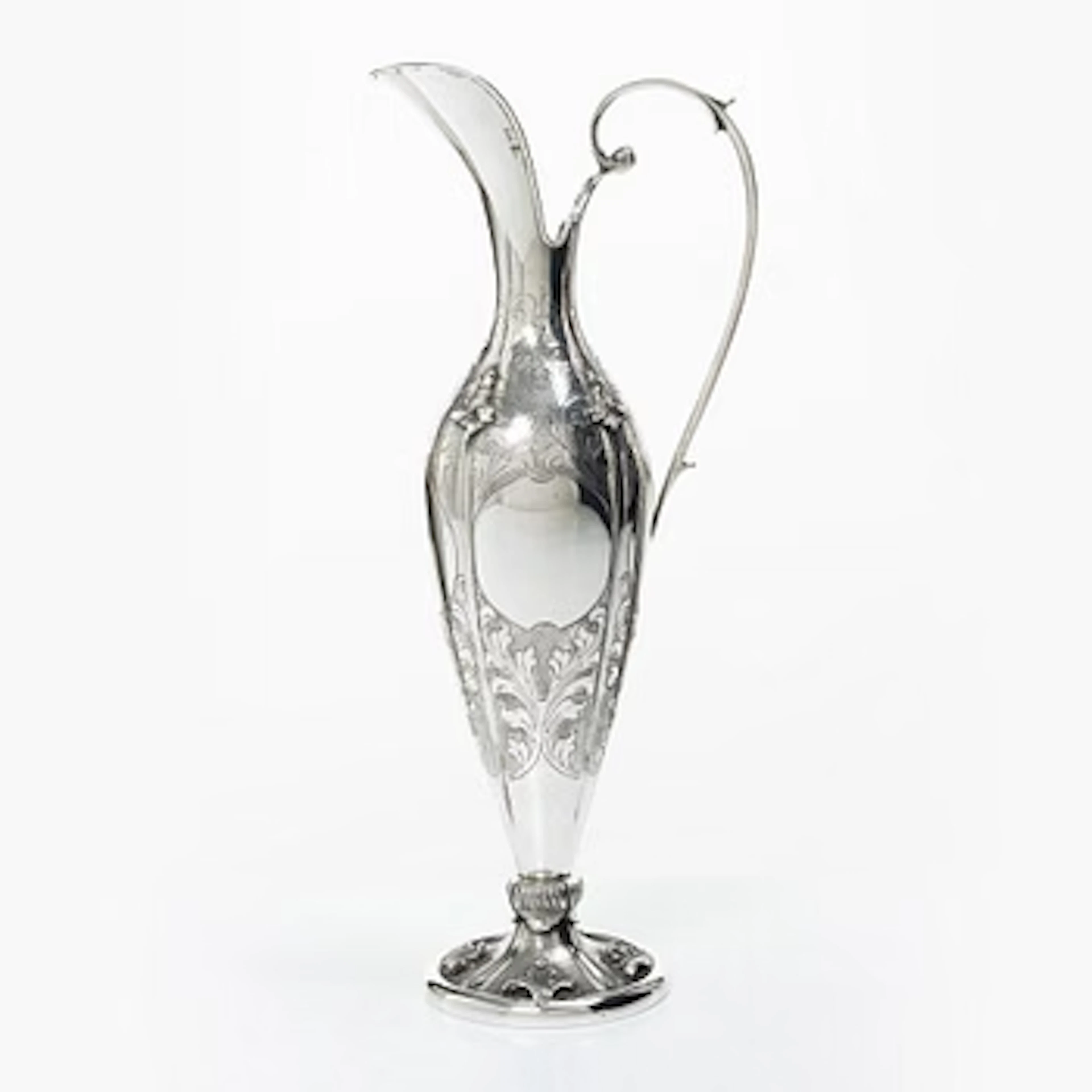Jug, silver, Swedish import mark, 20th century.