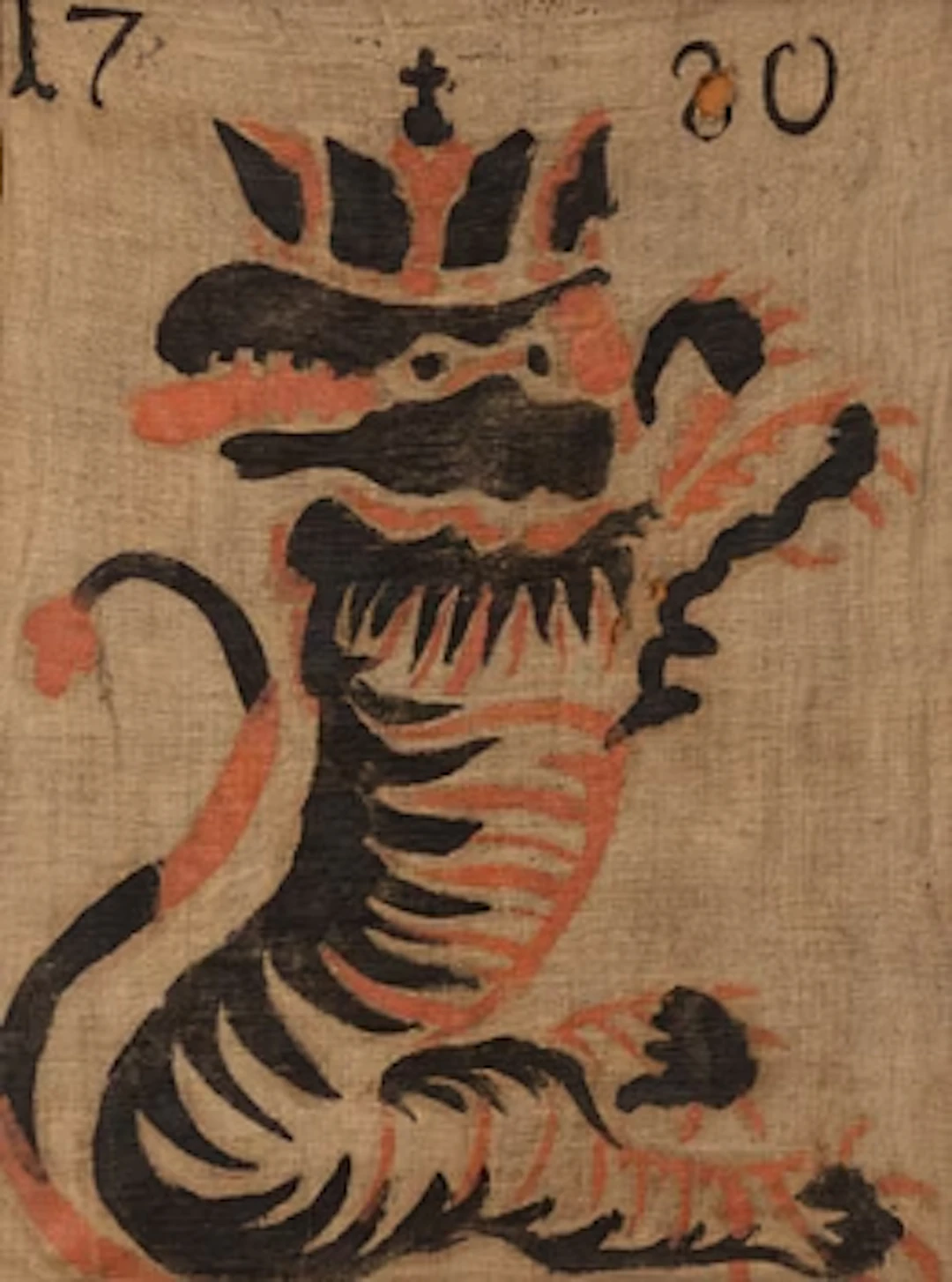 Wolf banner/Wolf patch, 18th century.