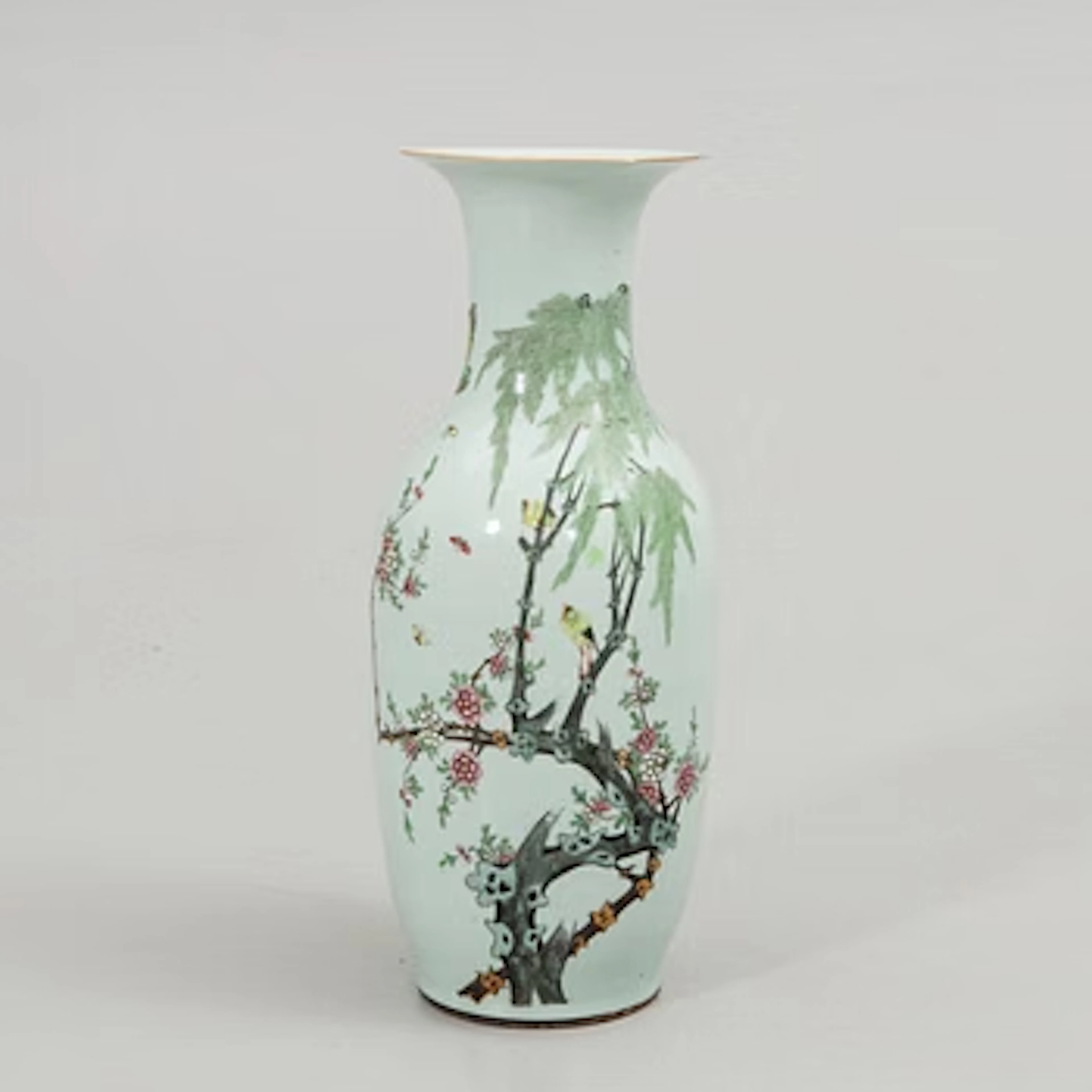 Floor vase, porcelain, China, 18th/20th century.