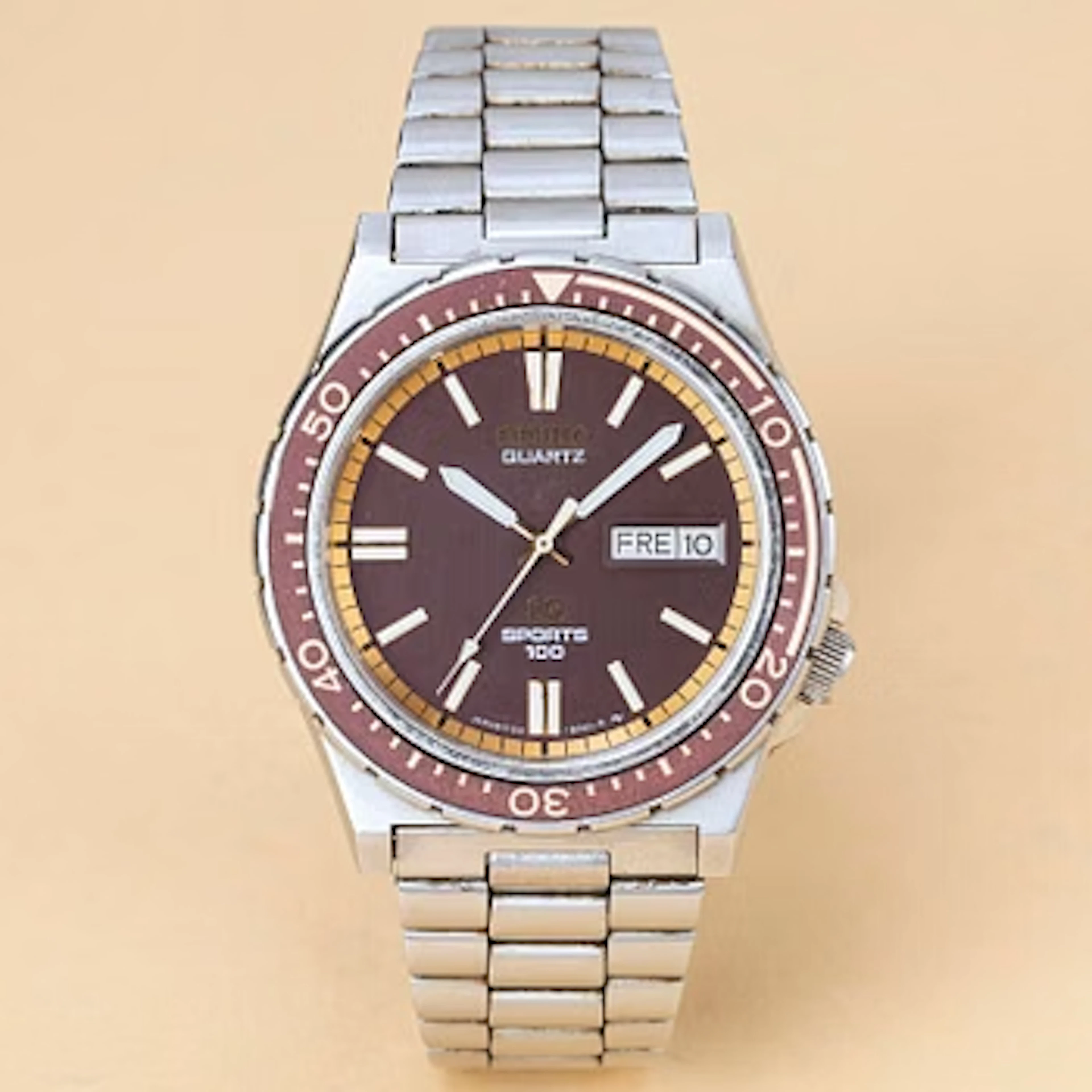 Seiko, Sports 100, "Viggen", “Swedish Armed Forces”, ca 1979.