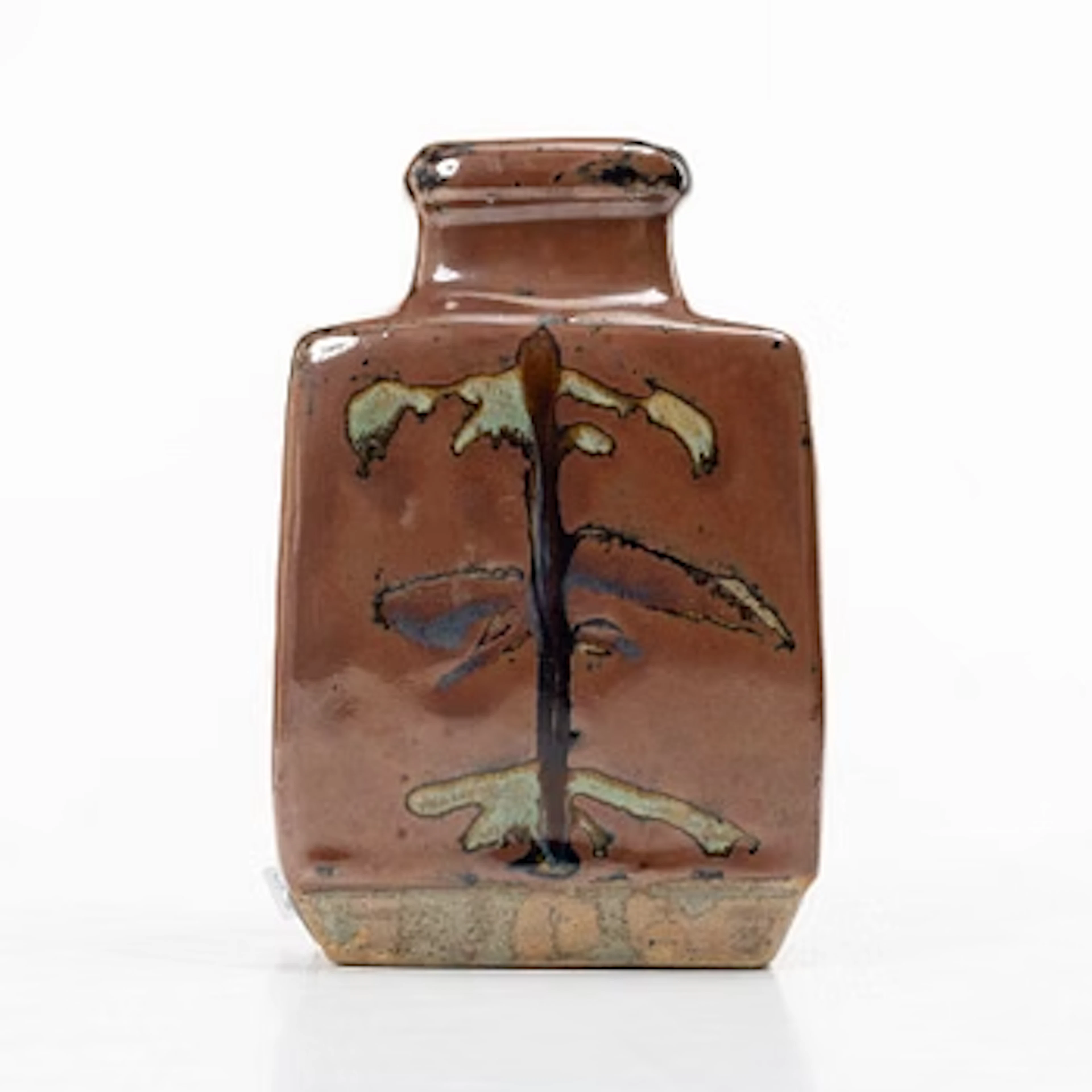 Shoji Hamada, attributed to, A stoneware vase, Japan, 1960s.