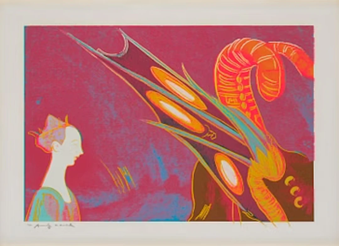 Andy Warhol, "Paolo Uccello, St. George and the Dragon", from: "Details