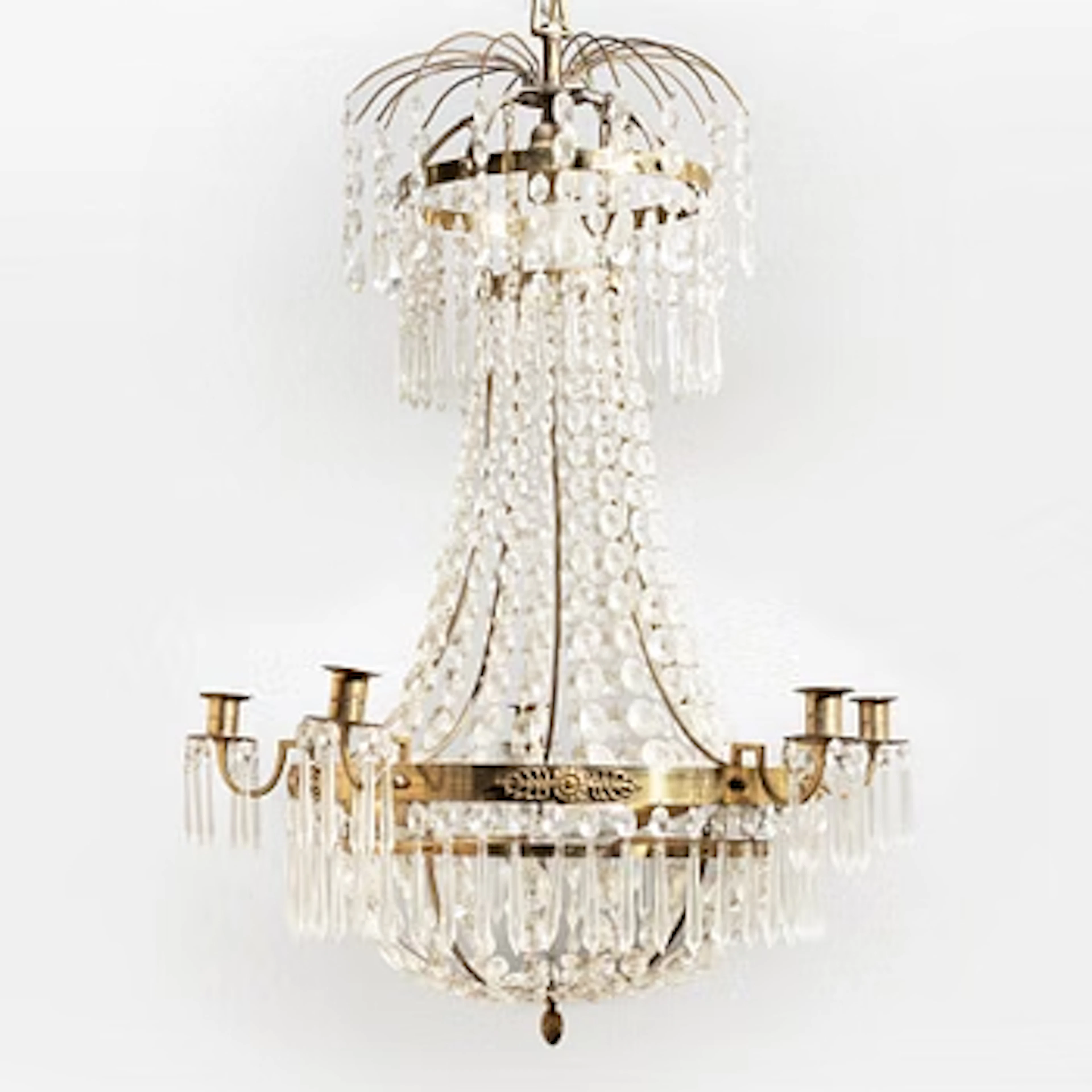Chandelier, Gustavian style, 20th century.