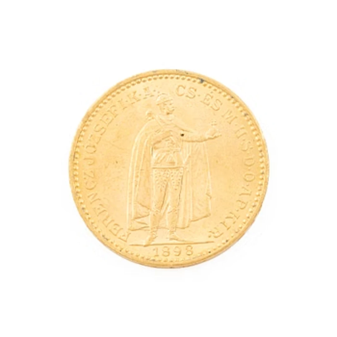 Gold coin, Hungary, 20 Korona, 1898.