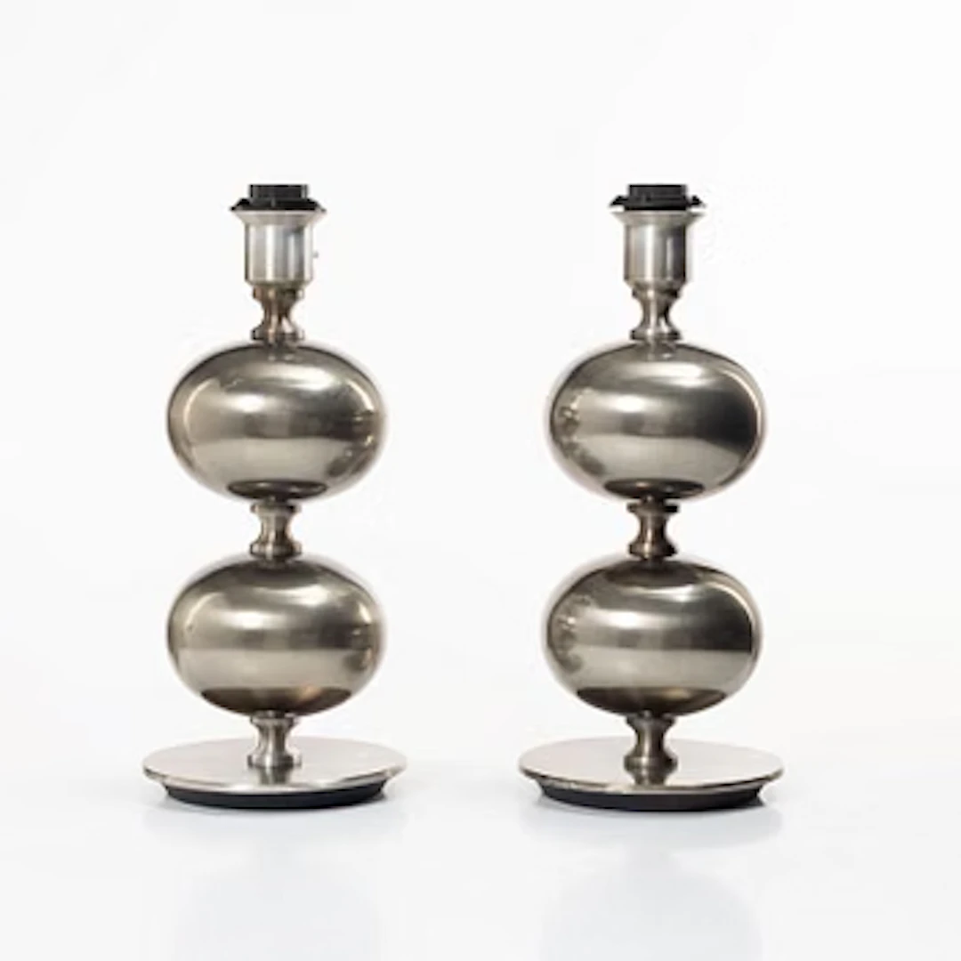 A pair of table lamps, Stilarmatur, second half of the 20th century.