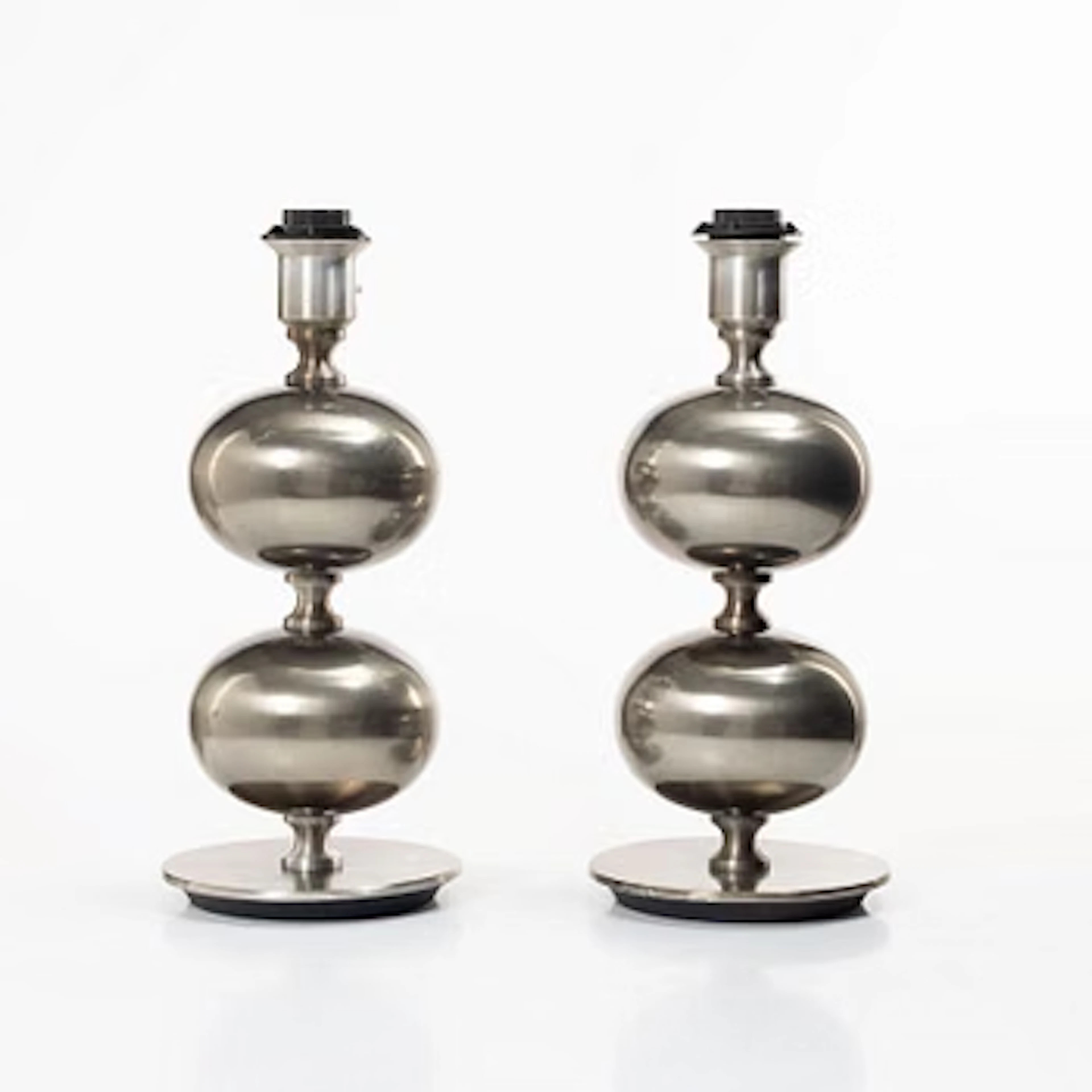 A pair of table lamps, Stilarmatur, second half of the 20th century.