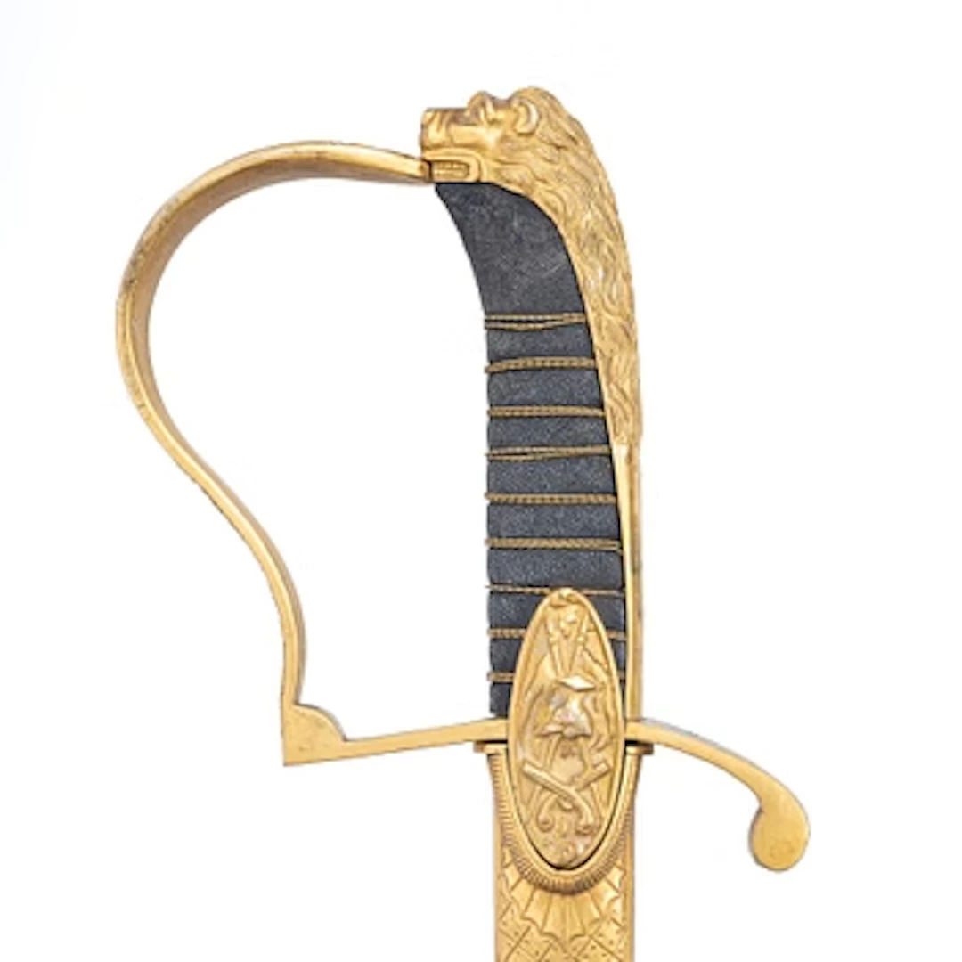 Sabre, Sweden, for an officer, with scabbard.