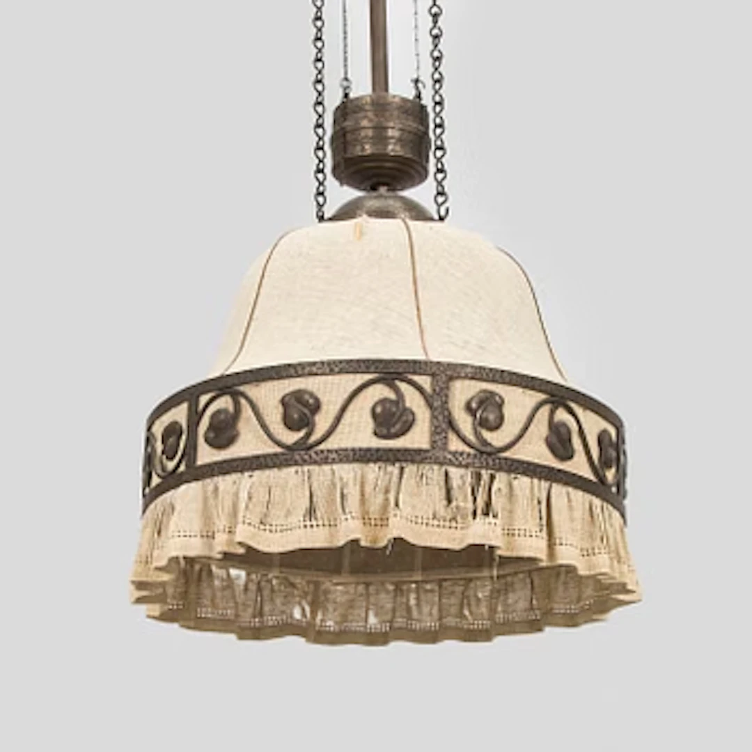 Counter weight light, early 20th century.