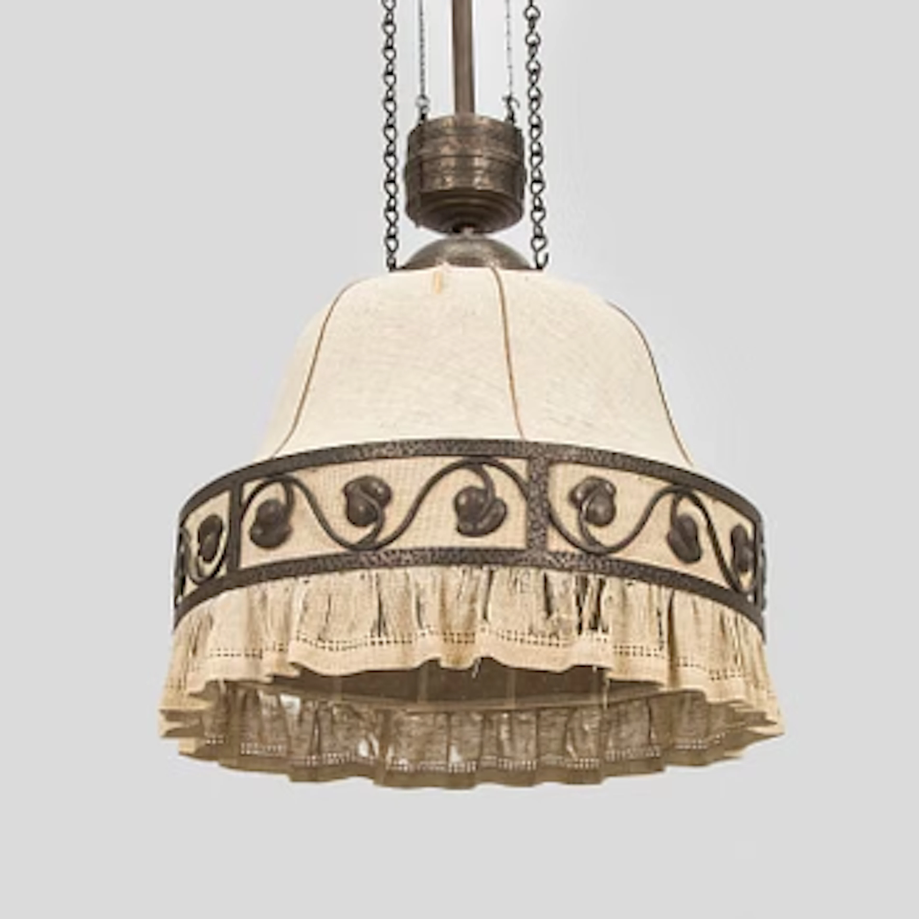 Counter weight light, early 20th century.