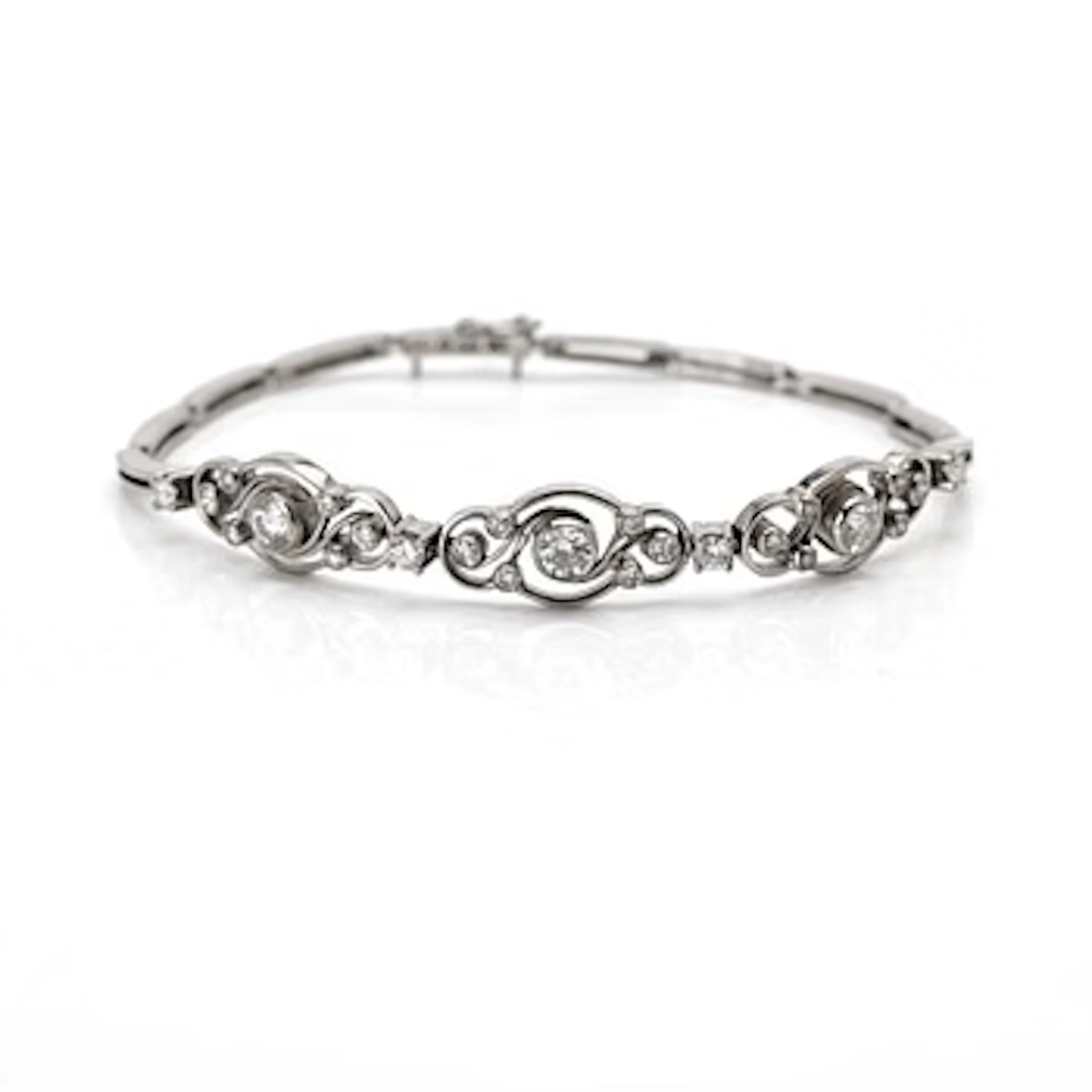 Bracelet, 18K gold and diamonds, CGH, Stockholm, 1961.