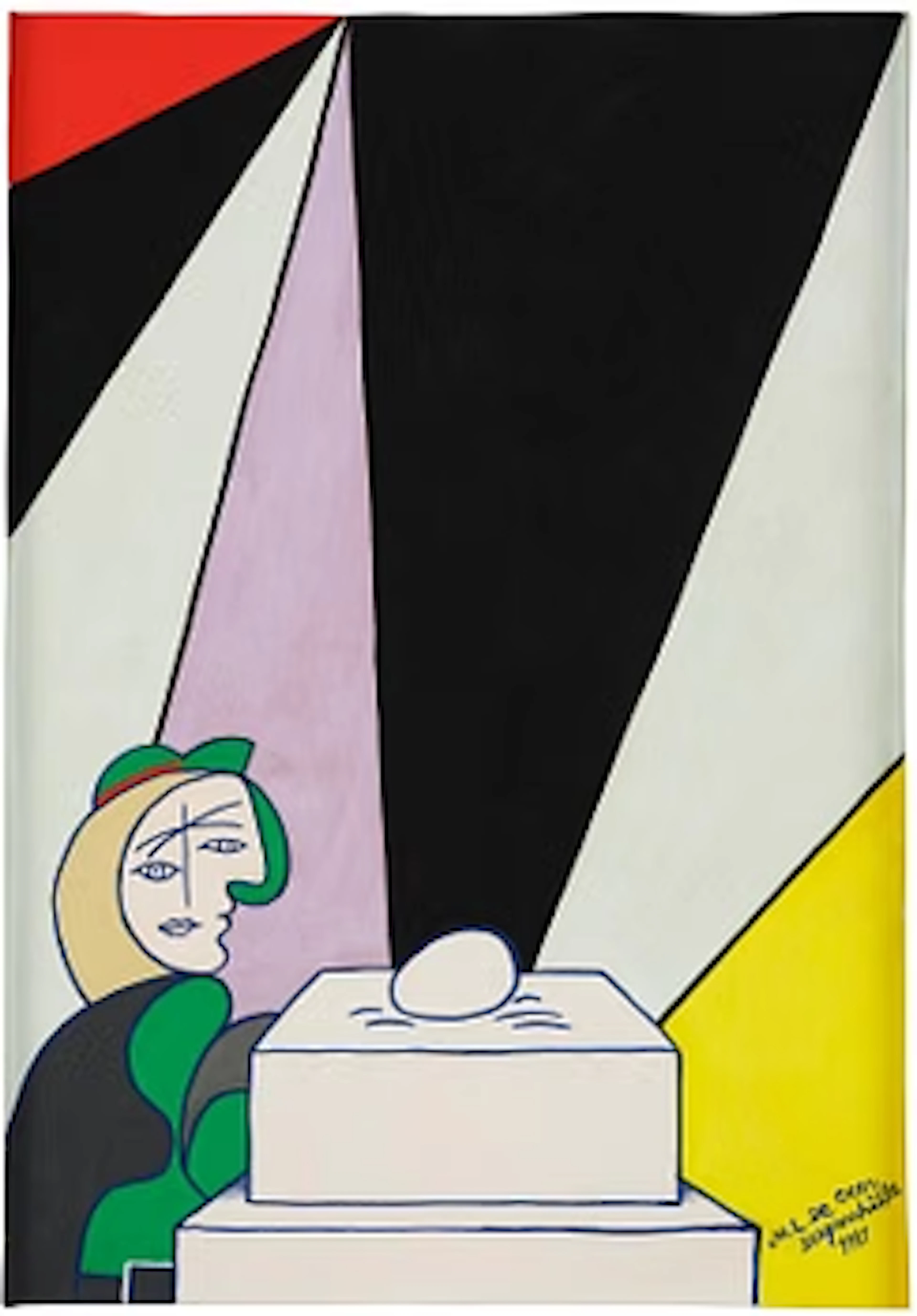 Marie-Louise Ekman, "Ett ägg-monument, tänkande Picassodam och en