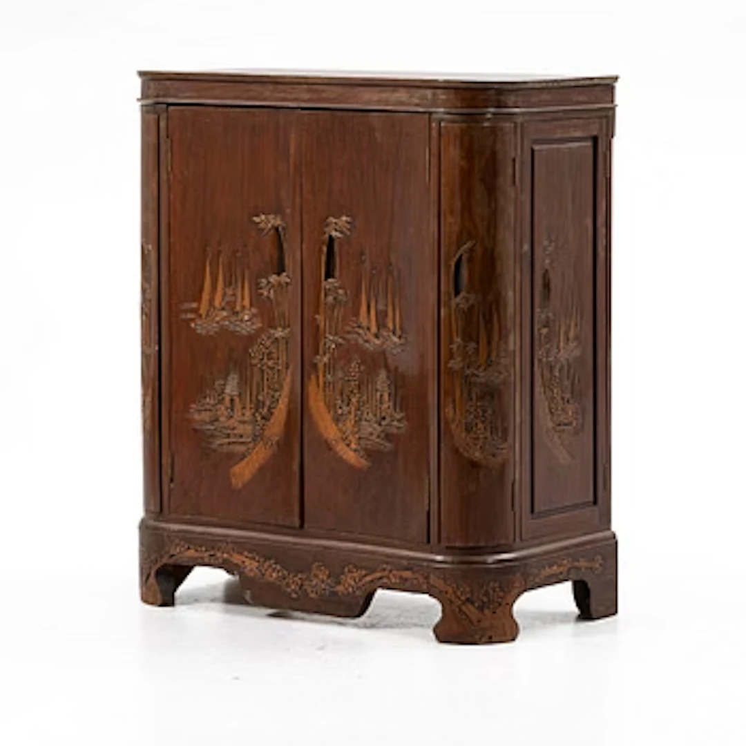 Bar cabinet, JIMMY CHOY & CO, Hong Kong, 20th century.