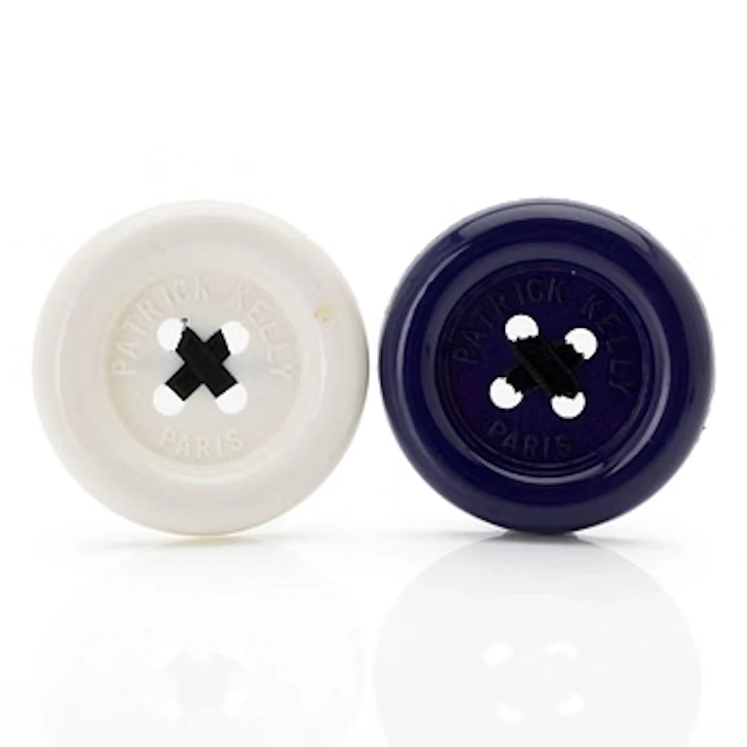 A pair of brooches, Patrick Kelly, Paris.