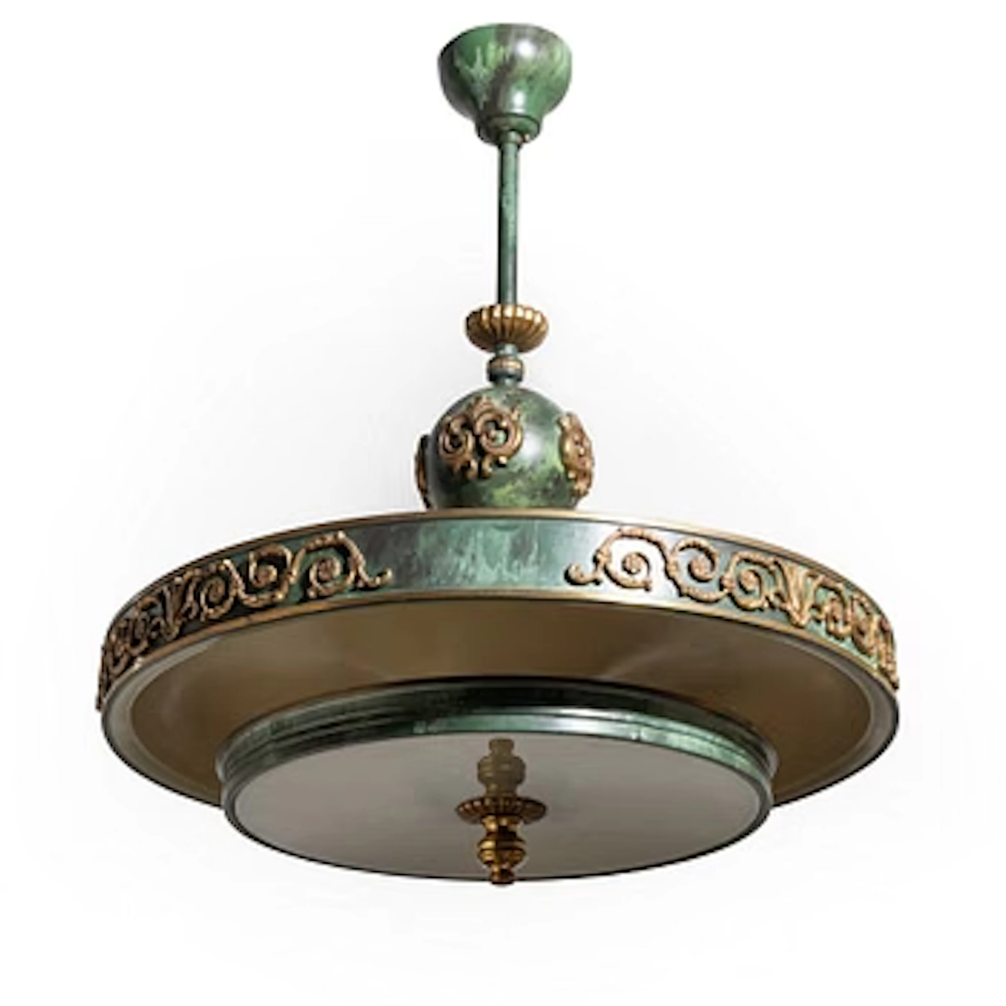 Ceiling lamp, Swedish Grace, first half of the 20th century.