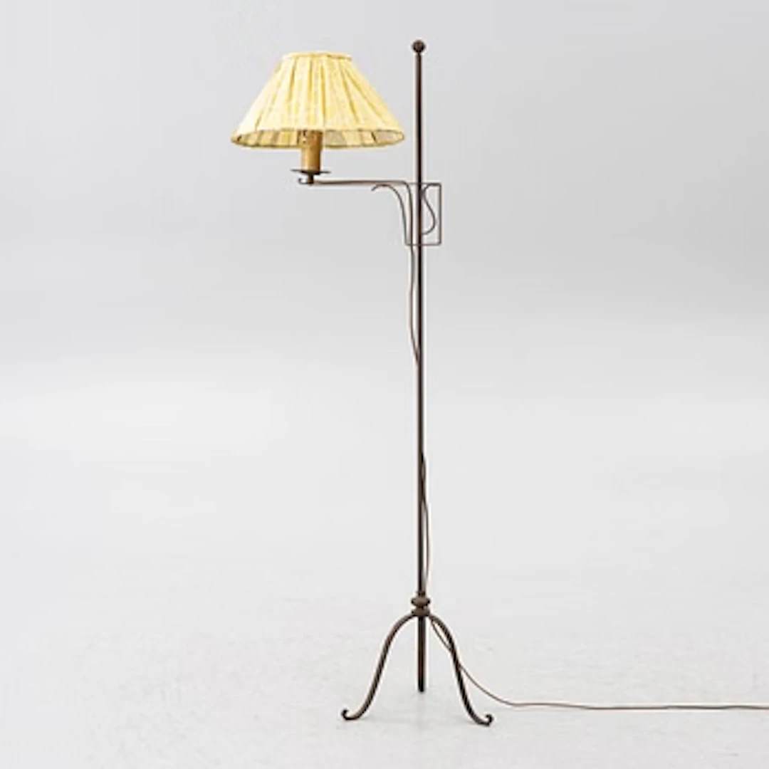 A floor lamp, 1940s.