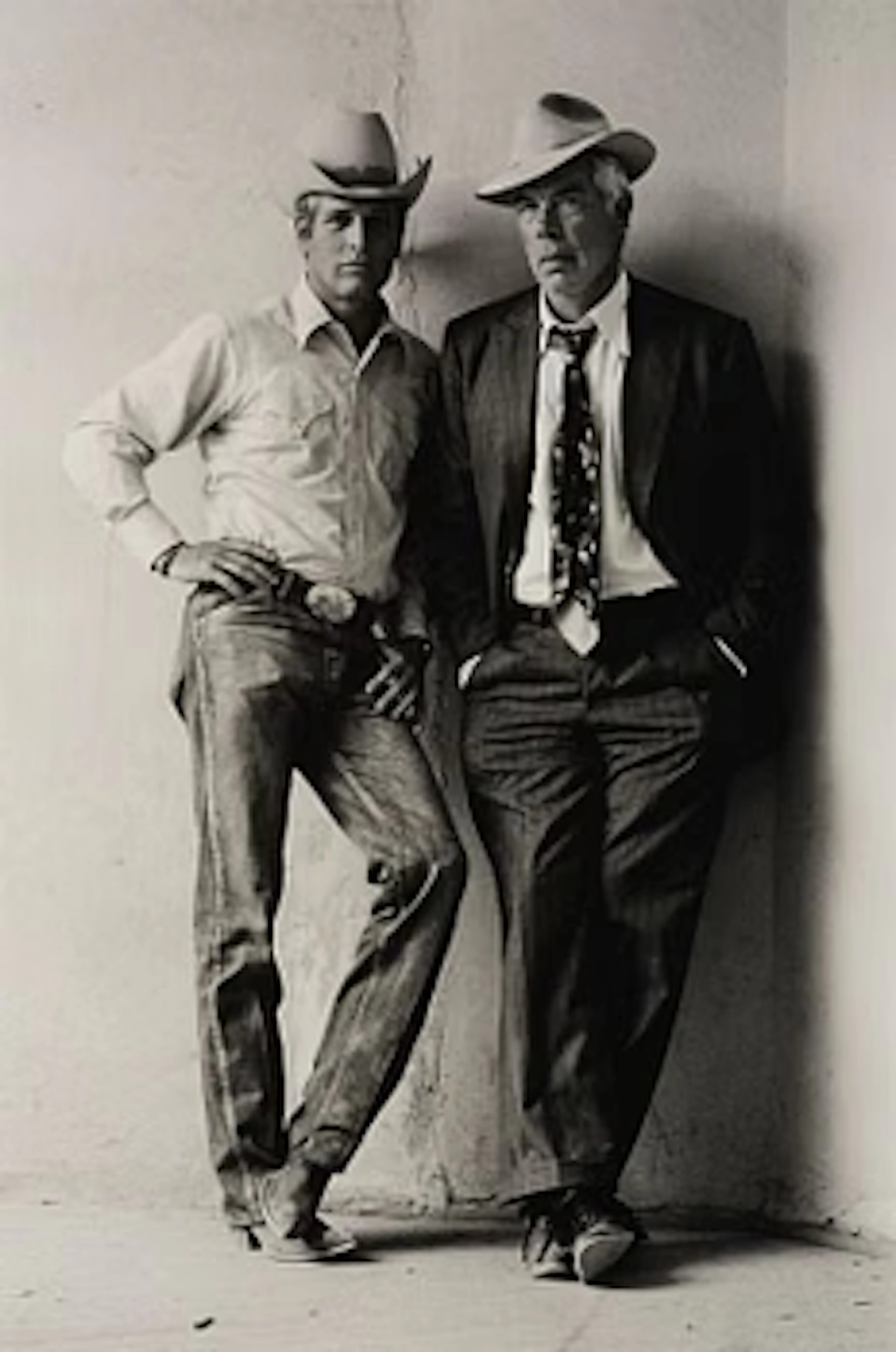 Terry O'Neill, "Paul Newman and Lee Marvin in costume for "Pocket