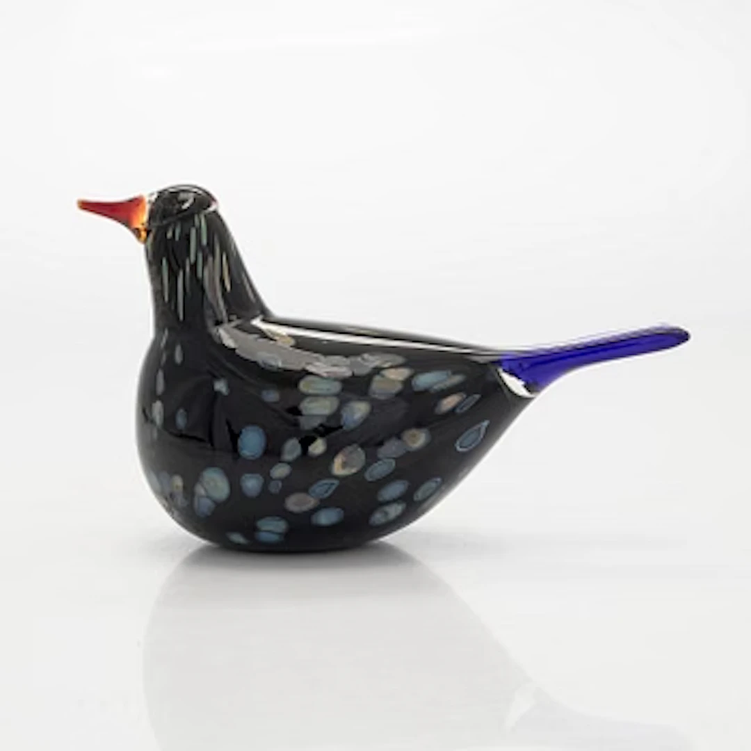 Oiva Toikka, A 'Wildwood Cukoo' annual bird, signed O. Toikka Nuutajärvi 2003.