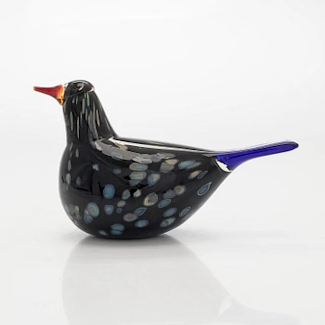 Oiva Toikka, A 'Wildwood Cukoo' annual bird, signed O. Toikka Nuutajärvi 2003.