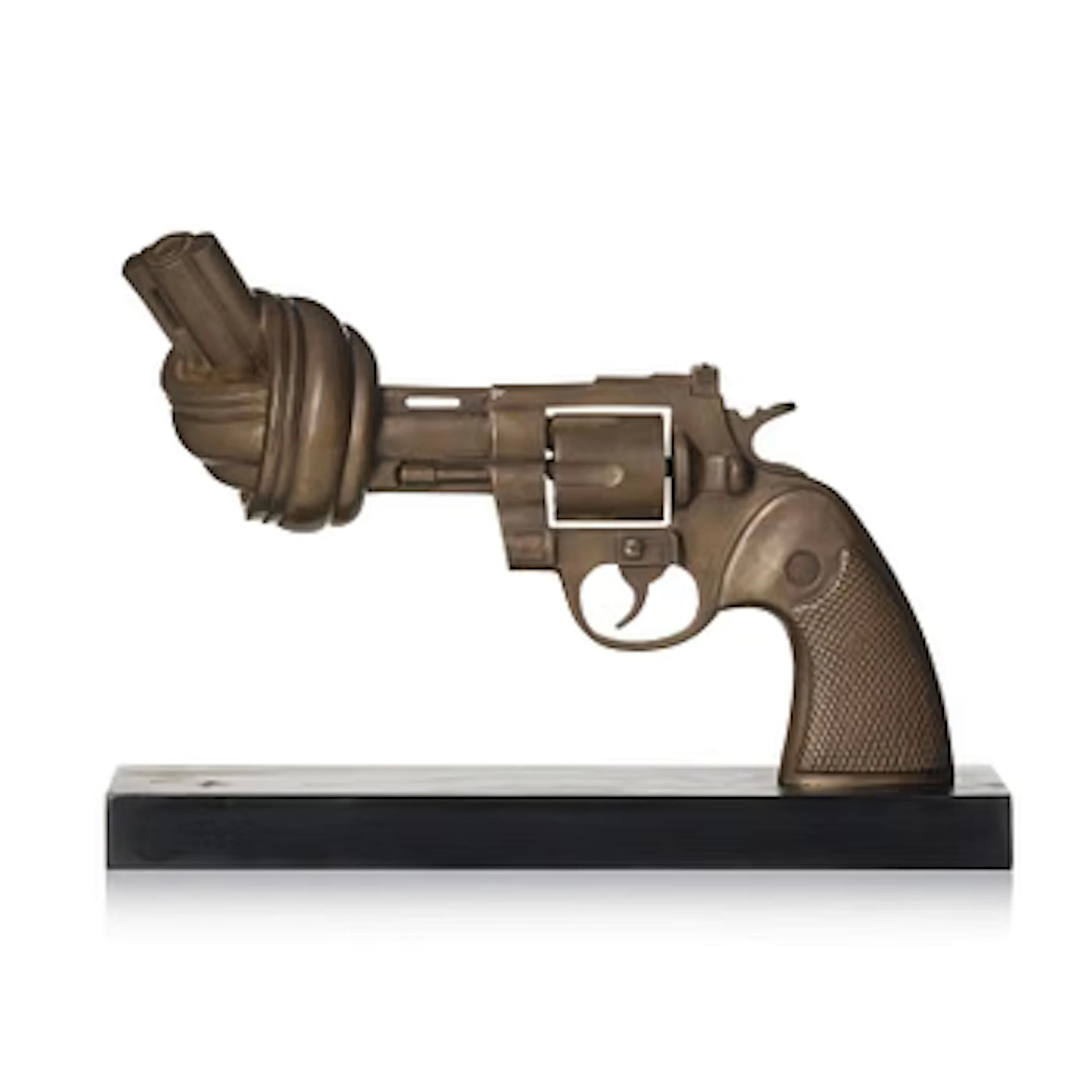 Carl Fredrik Reuterswärd, "Non Violence".