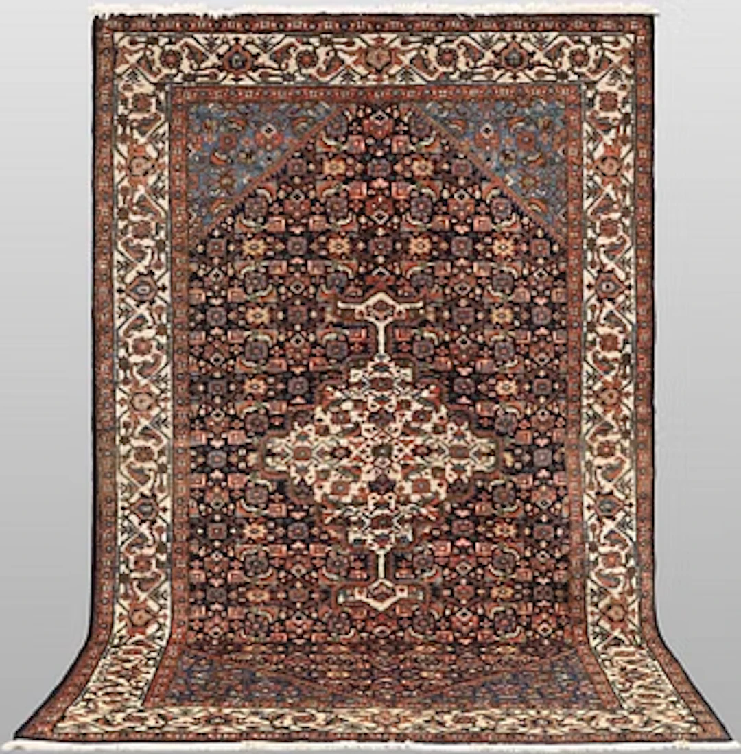 A semi-antique Ardebil rug, 220 x 142 cm.