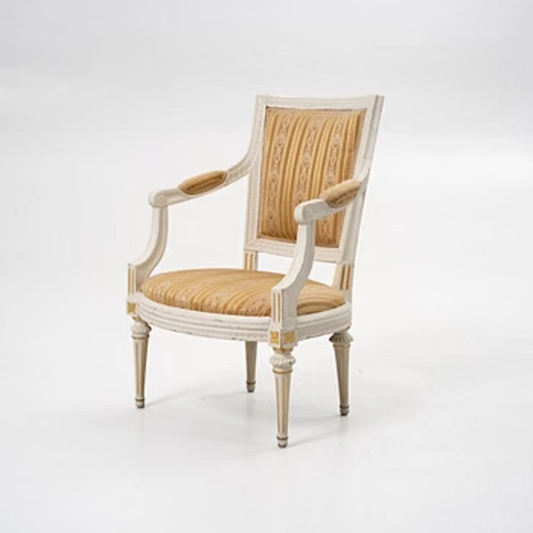 Gustavian armchair, circa 1800.