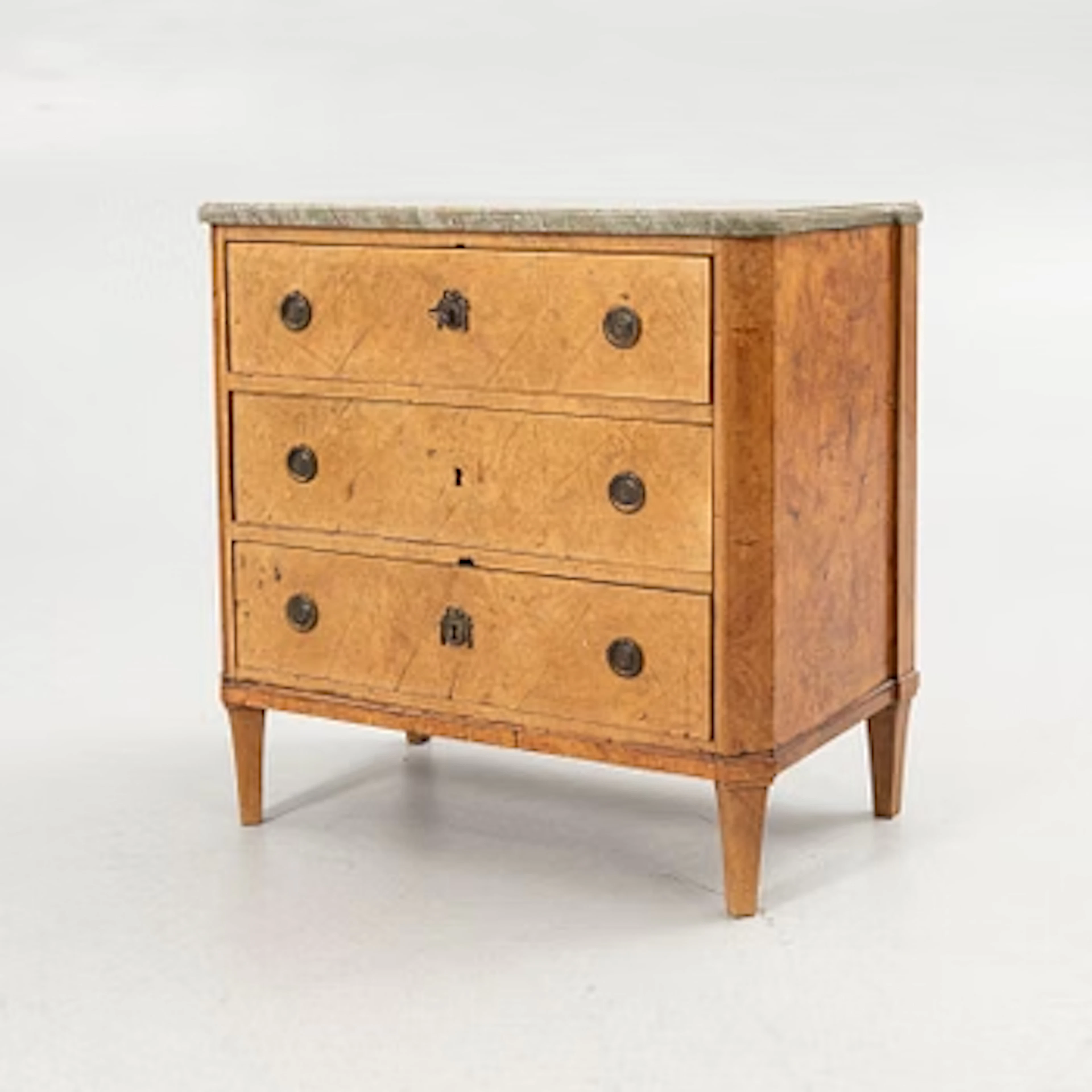 Chest of drawers, Late Gustavian provincial work, circa 1800.